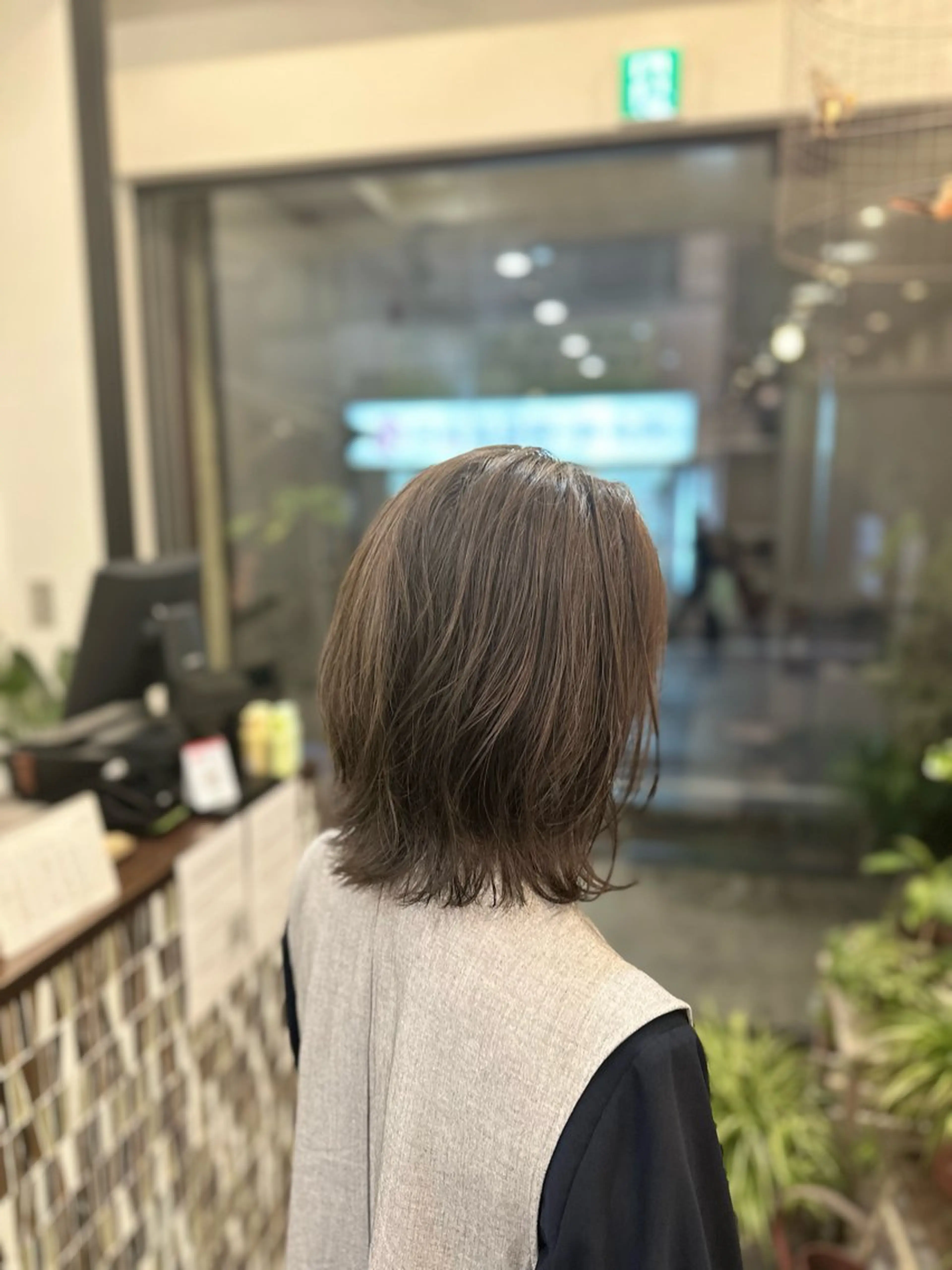 ミディアム カラー ヘアカラー トリートメント 村上 滉弥のヘアスタイル