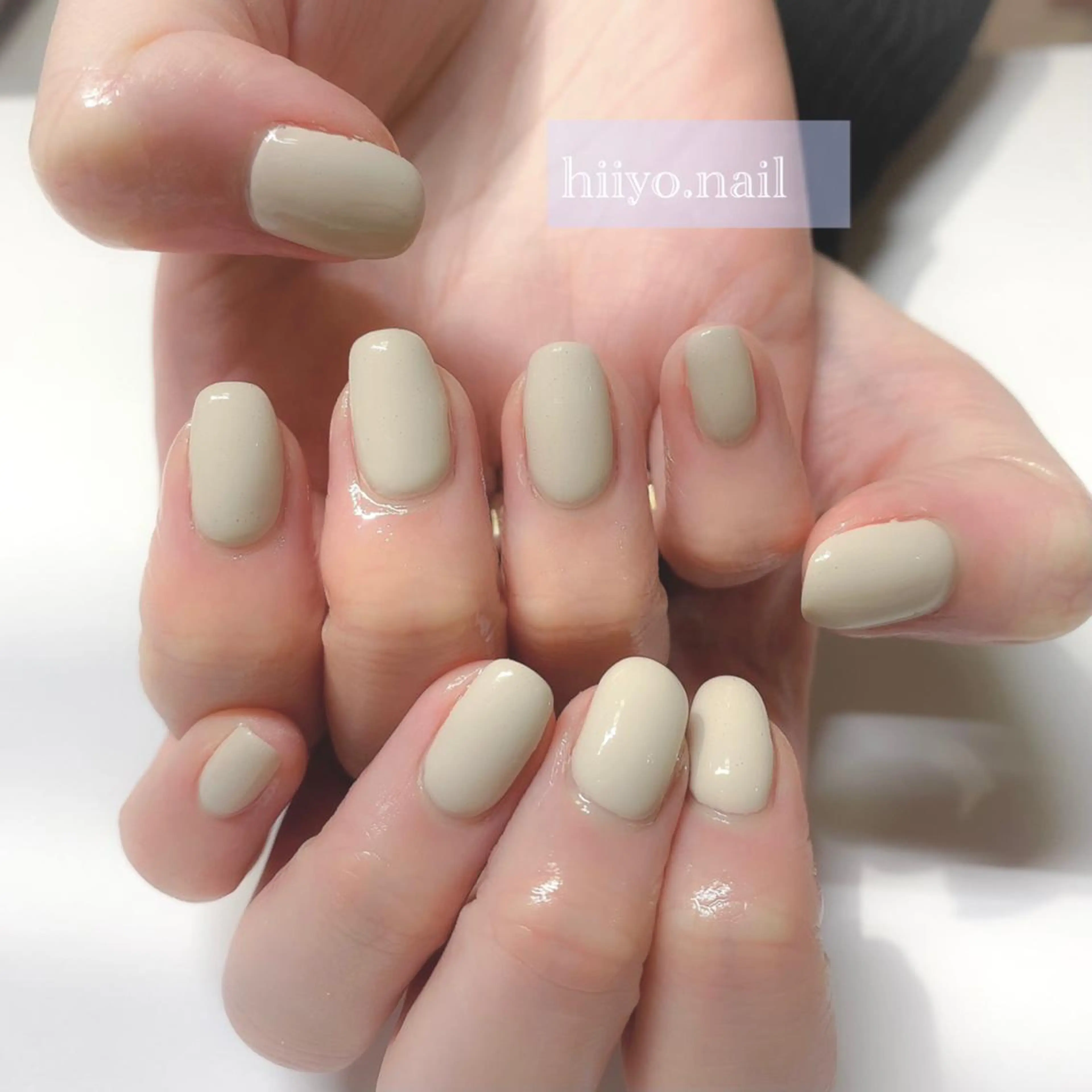 ネイル ワンカラーネイル ハンドネイル hiyo🫧ネイル /渋谷💍🎀のネイルデザイン