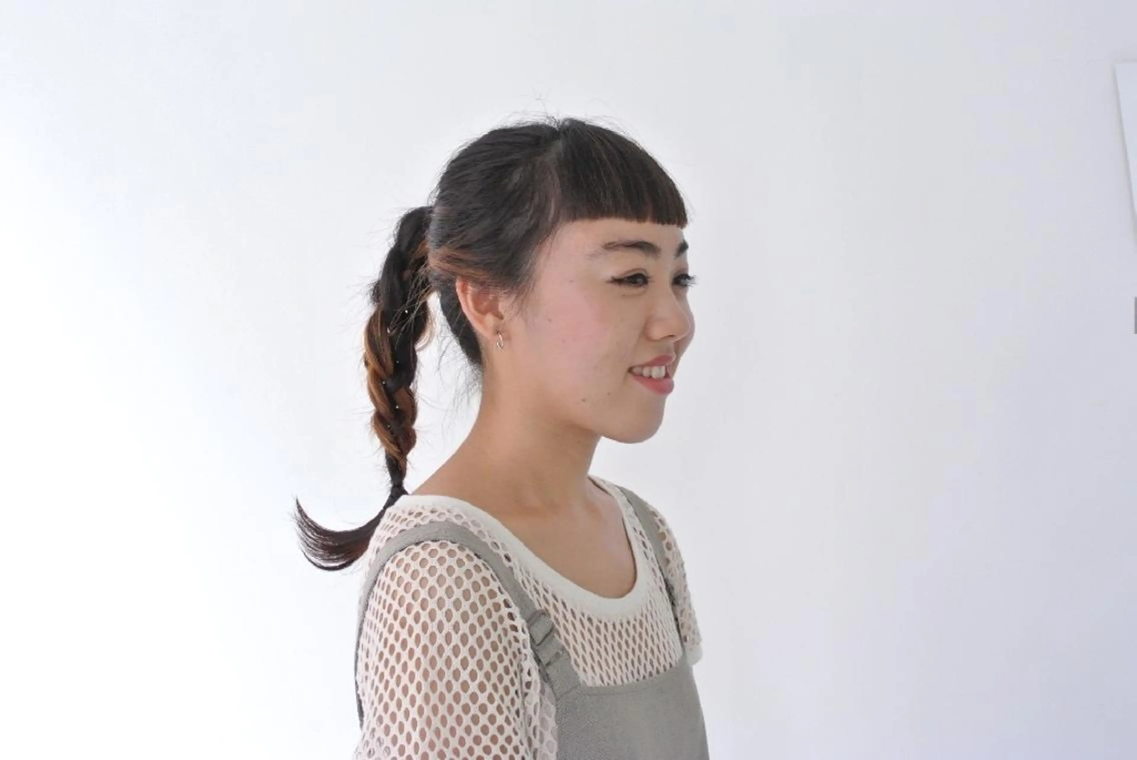 セミロング ヘアアレンジ 簡単アレンジ 樋口 千尋のヘアスタイル