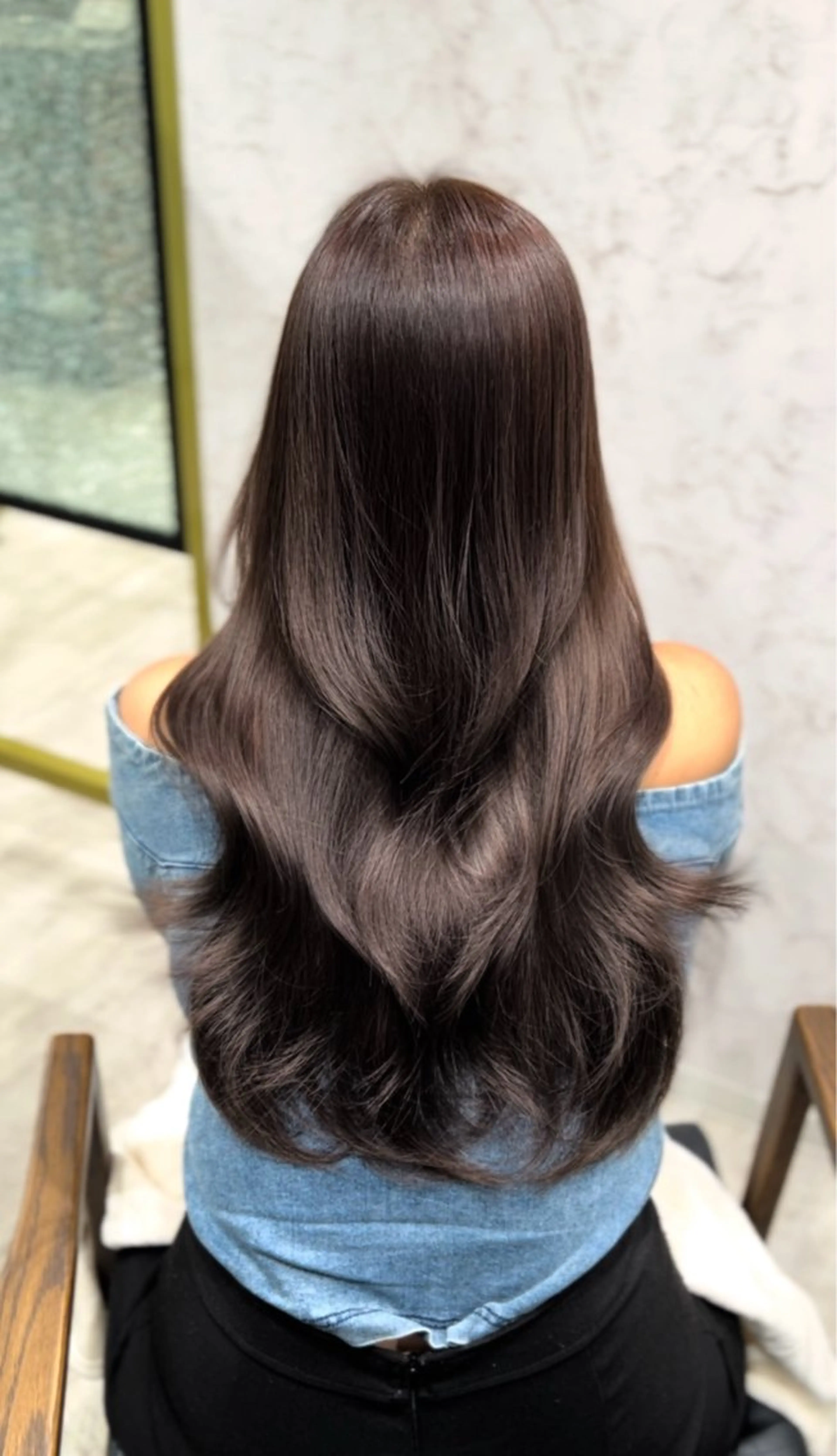 ロング カット ヘアカラー &chaLme所属・Ayumi/心斎橋 /Jr.スタイリストのヘアスタイル