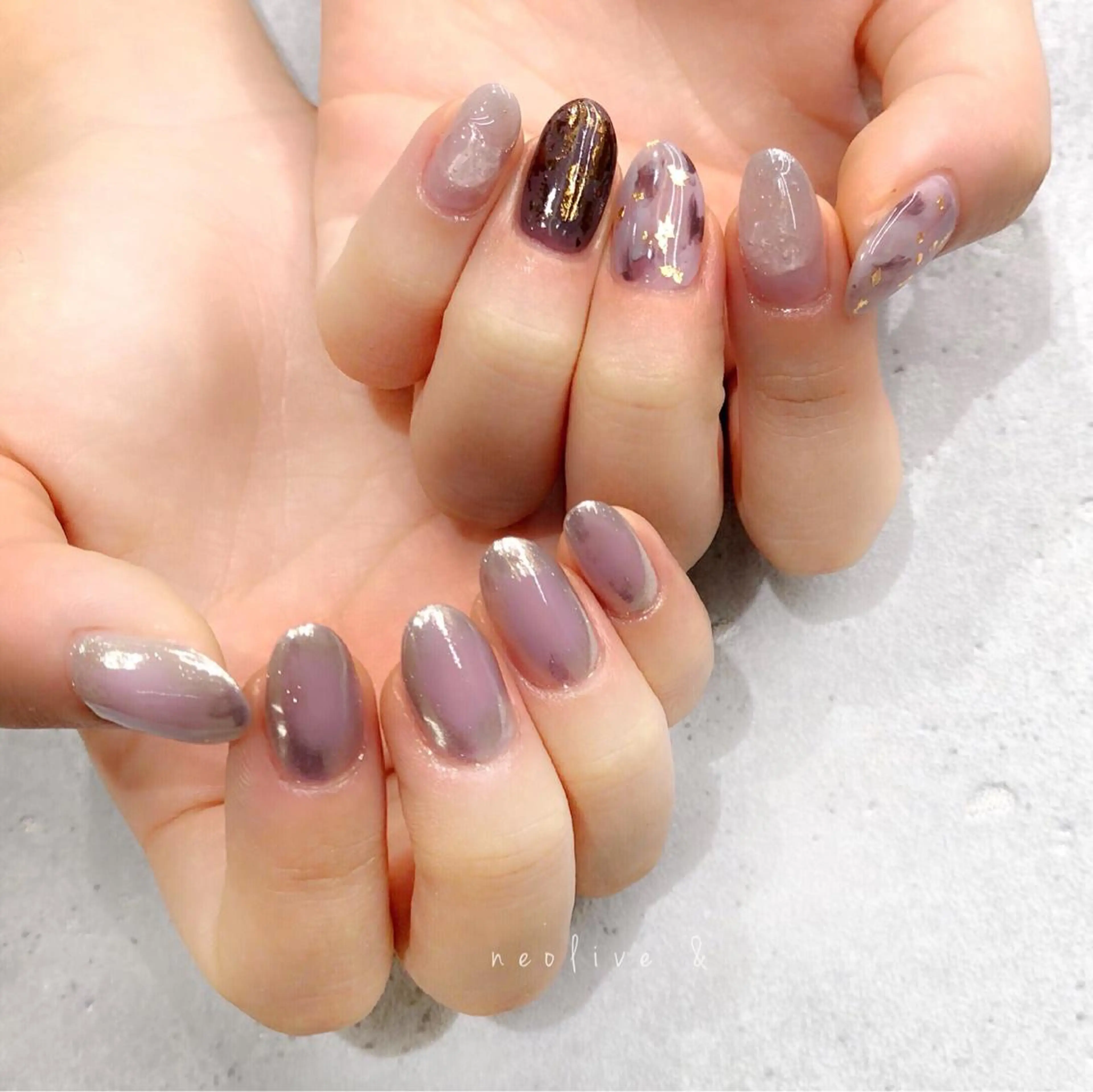 ネイル ハンドネイル Yuriko Omi パラジェル/渋谷のネイルデザイン