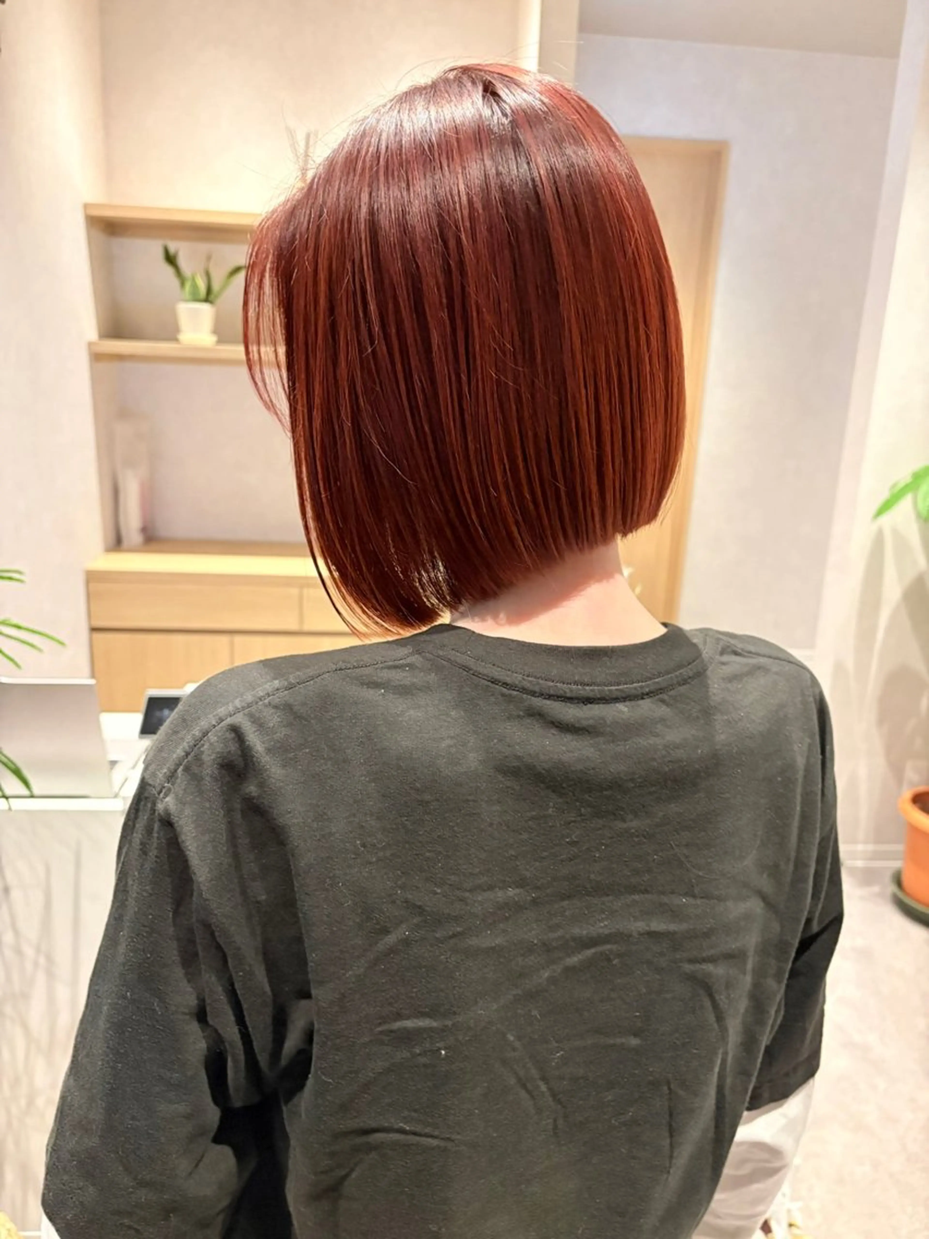 ショート 切りっぱなしボブ ショートボブ ボブ ショートヘア カット ヘアカラー トリートメント 【ボブ/個室サロン】 癒し空間mimuraのヘアスタイル