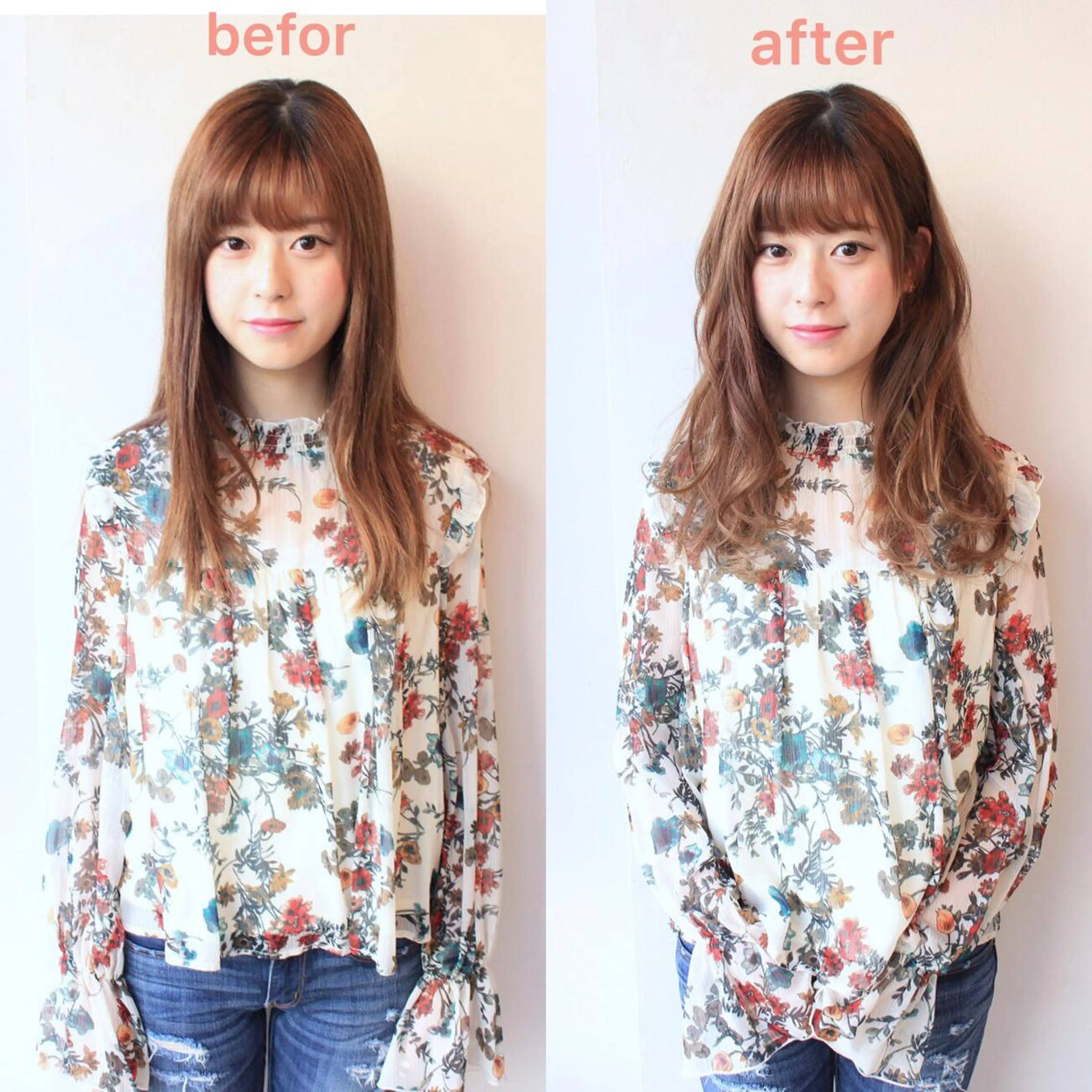 ロング 河野 薫のヘアスタイル