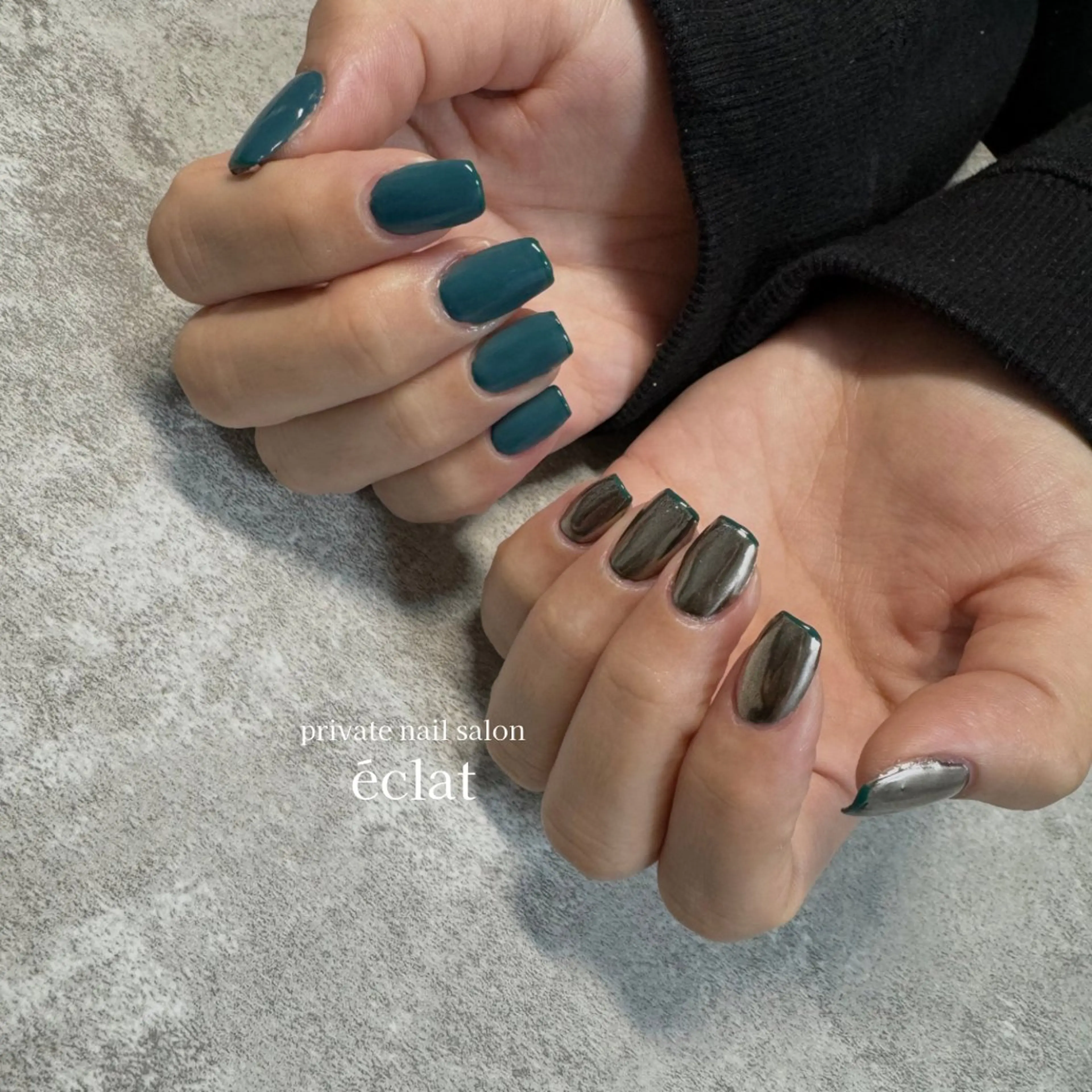 ネイル フレンチネイル nailsalon éclatのネイルデザイン