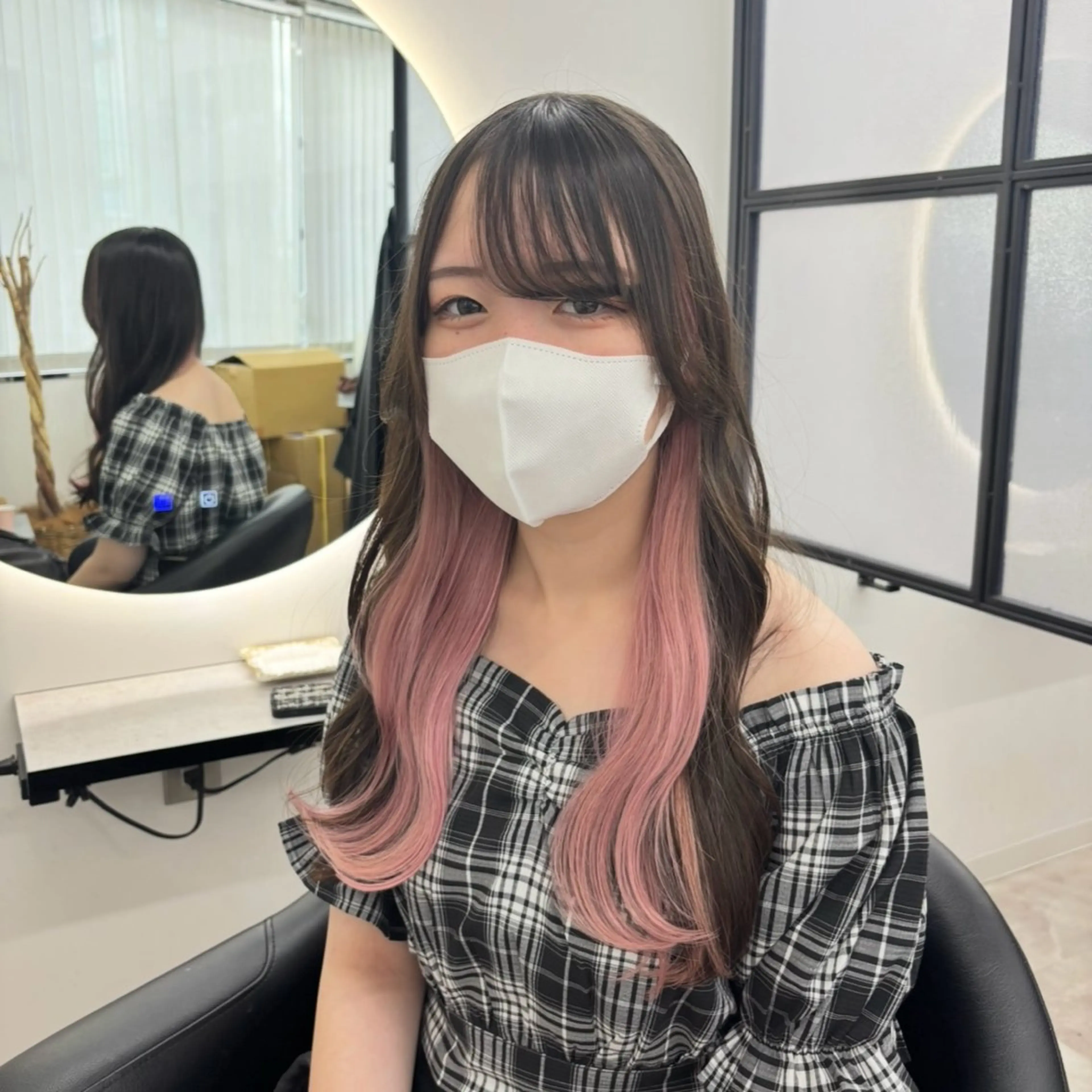 ロング カラー ヘアカラー Ren. 🦋デザインカラーのヘアスタイル