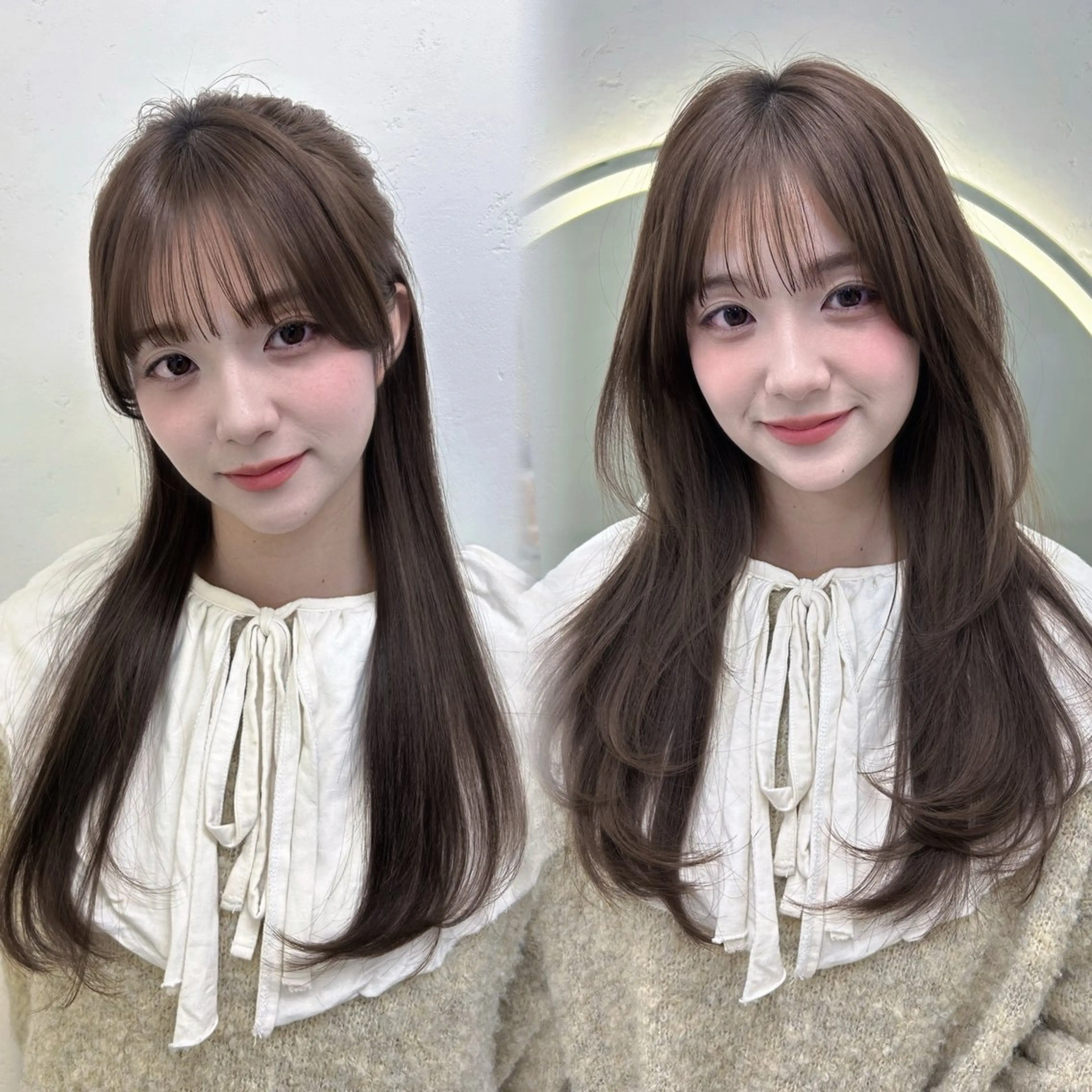 ロング レイヤーカット カット ヘアカラー トリートメント 🌸透明感/レイヤー / 栗林 彩🌸のヘアスタイル