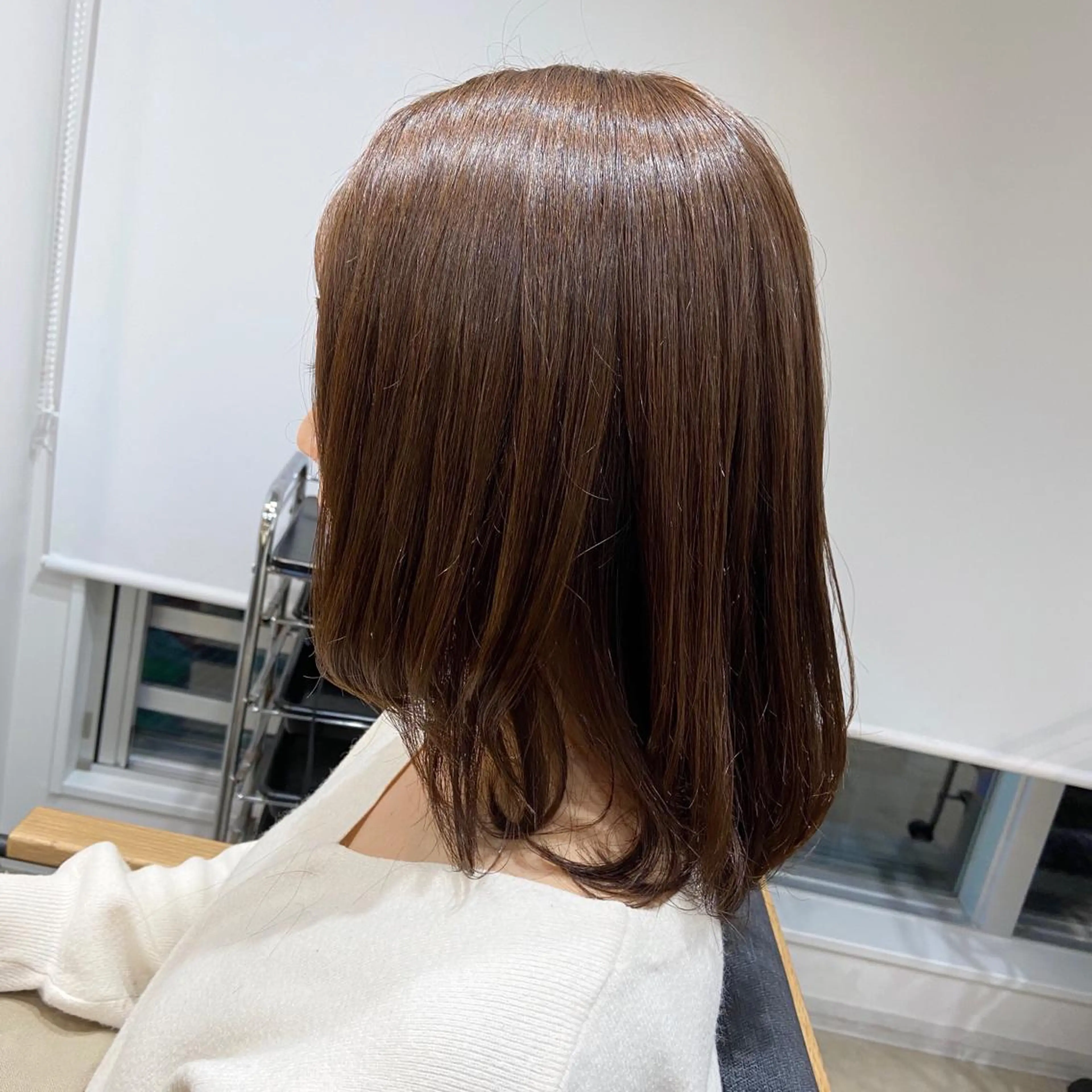ミディアム カラー アッシュ アッシュブラウン ブラウンカラー 🌷レイヤーカット/ フルキシオリ🌷のヘアスタイル