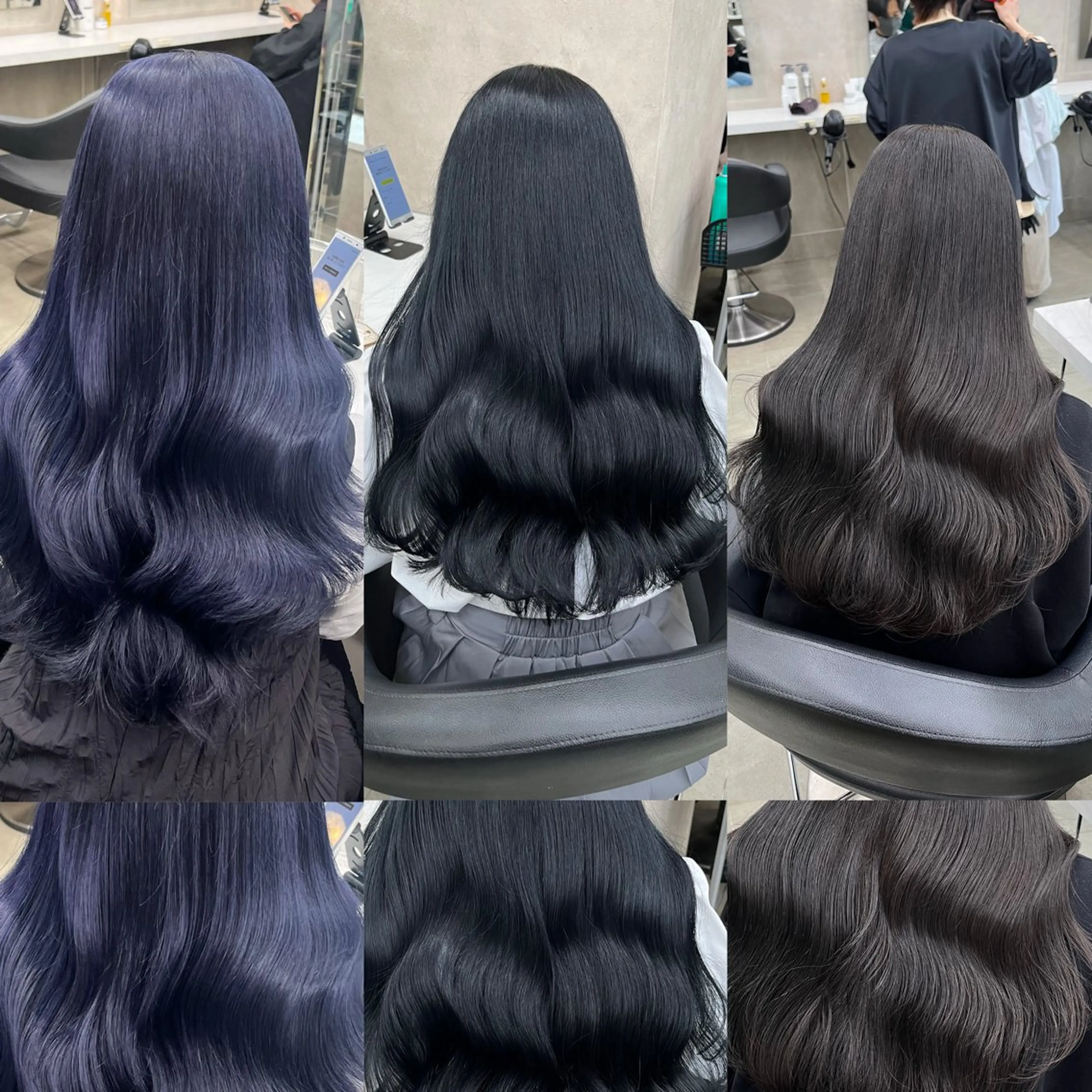 ロング ヘアカラー ヘッドスパ 寒色＆ブリーチ特化 寒色MiOのヘアスタイル