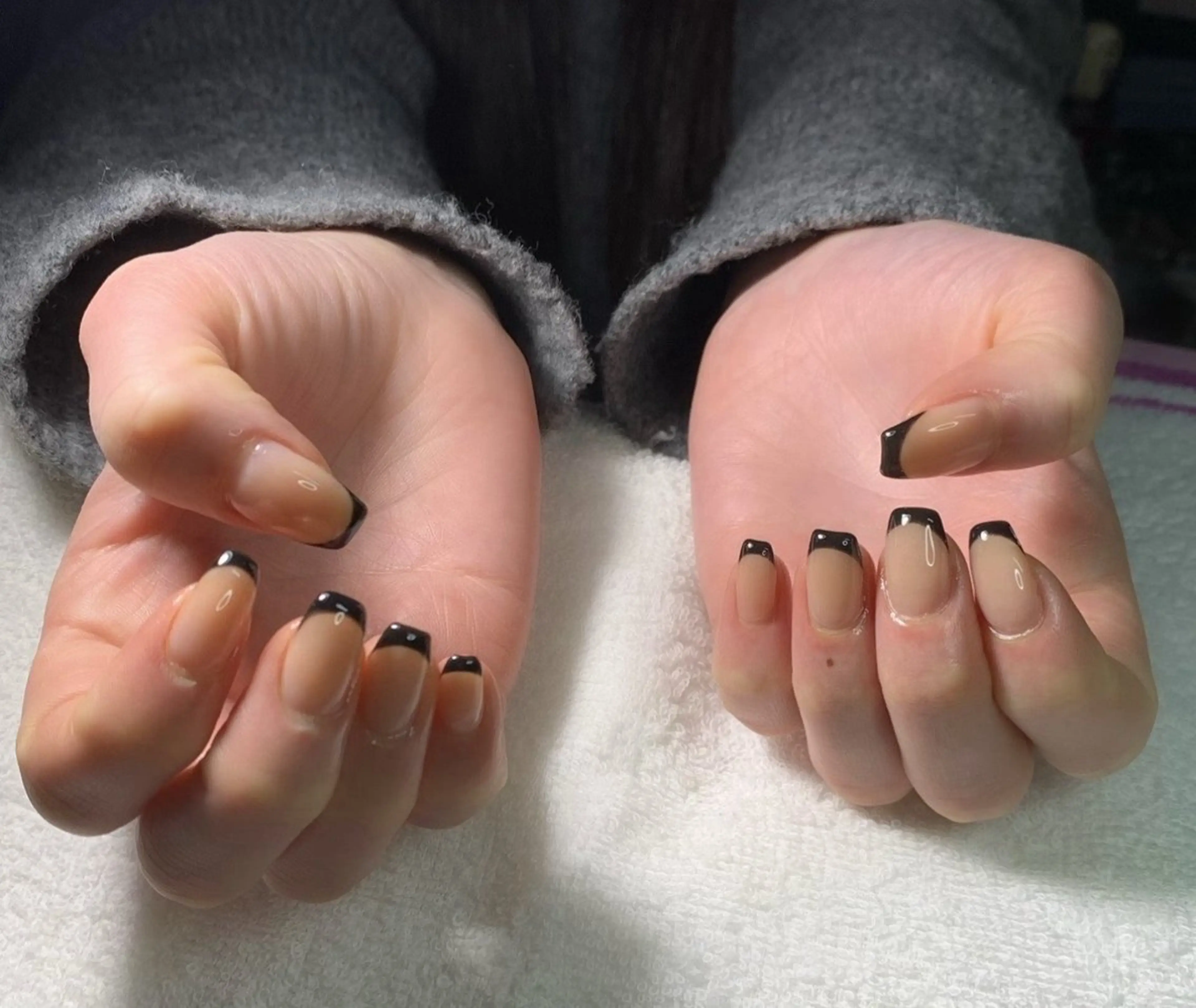 ネイル フレンチネイル ハンドネイル フットネイル MHR nailのネイルデザイン