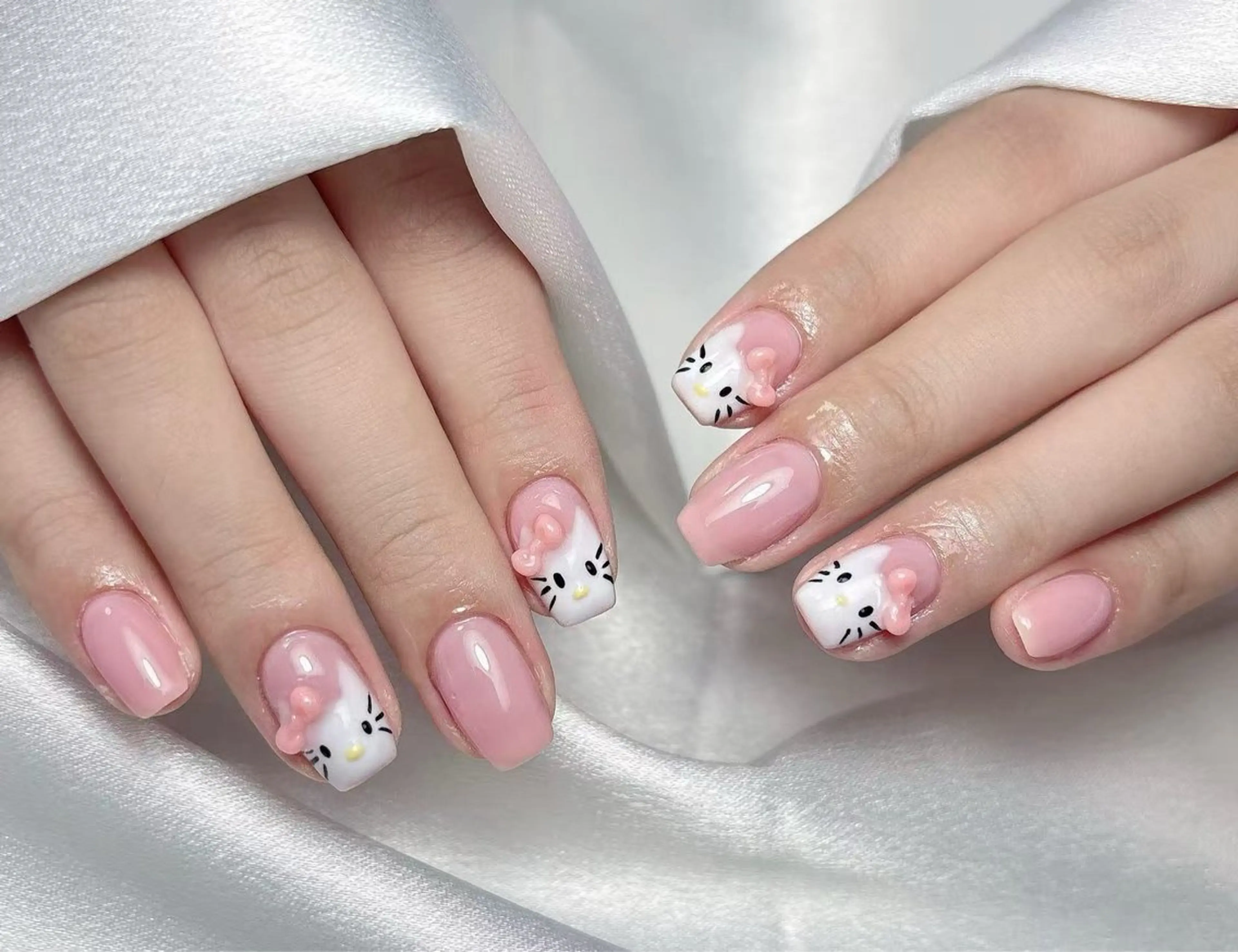 ネイル ハンドネイル Aura Nail 長さだし/パラジェルのネイルデザイン