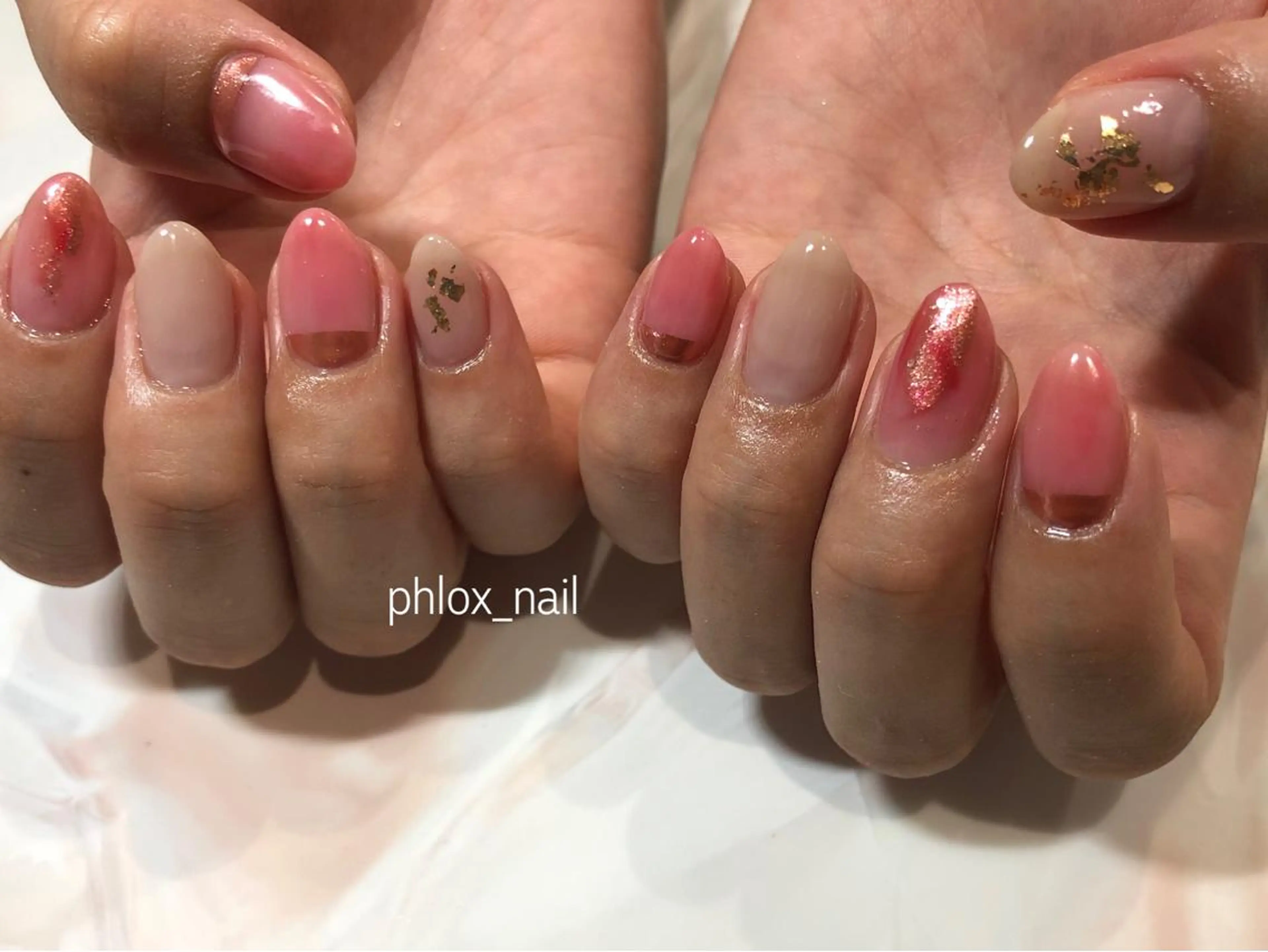 ネイル s/w ＿shokoのネイルデザイン