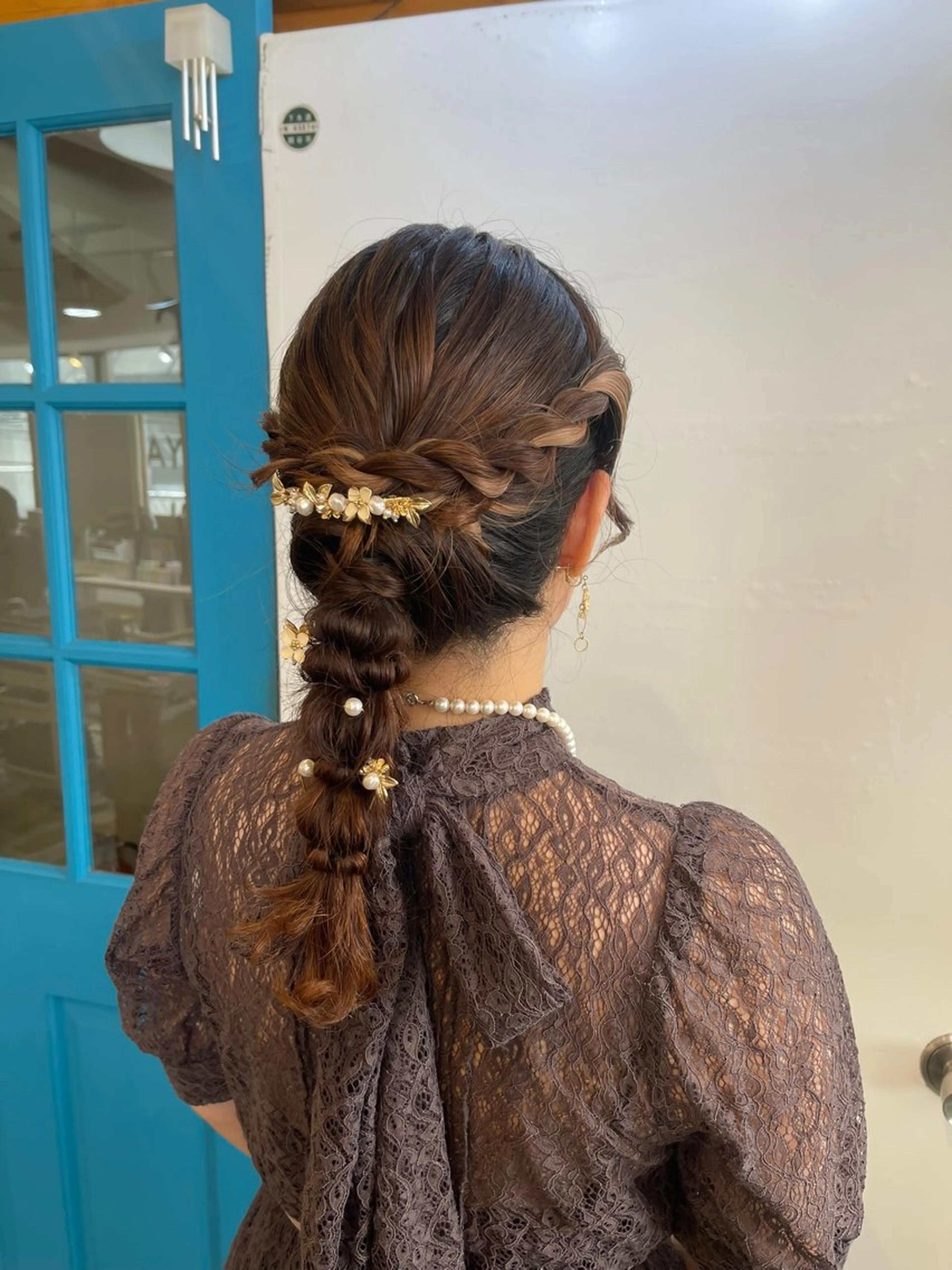 ヘアアレンジ 結婚式・ブライダル ヘアセット ヘアセット/カラー 🩰nanaのヘアスタイル