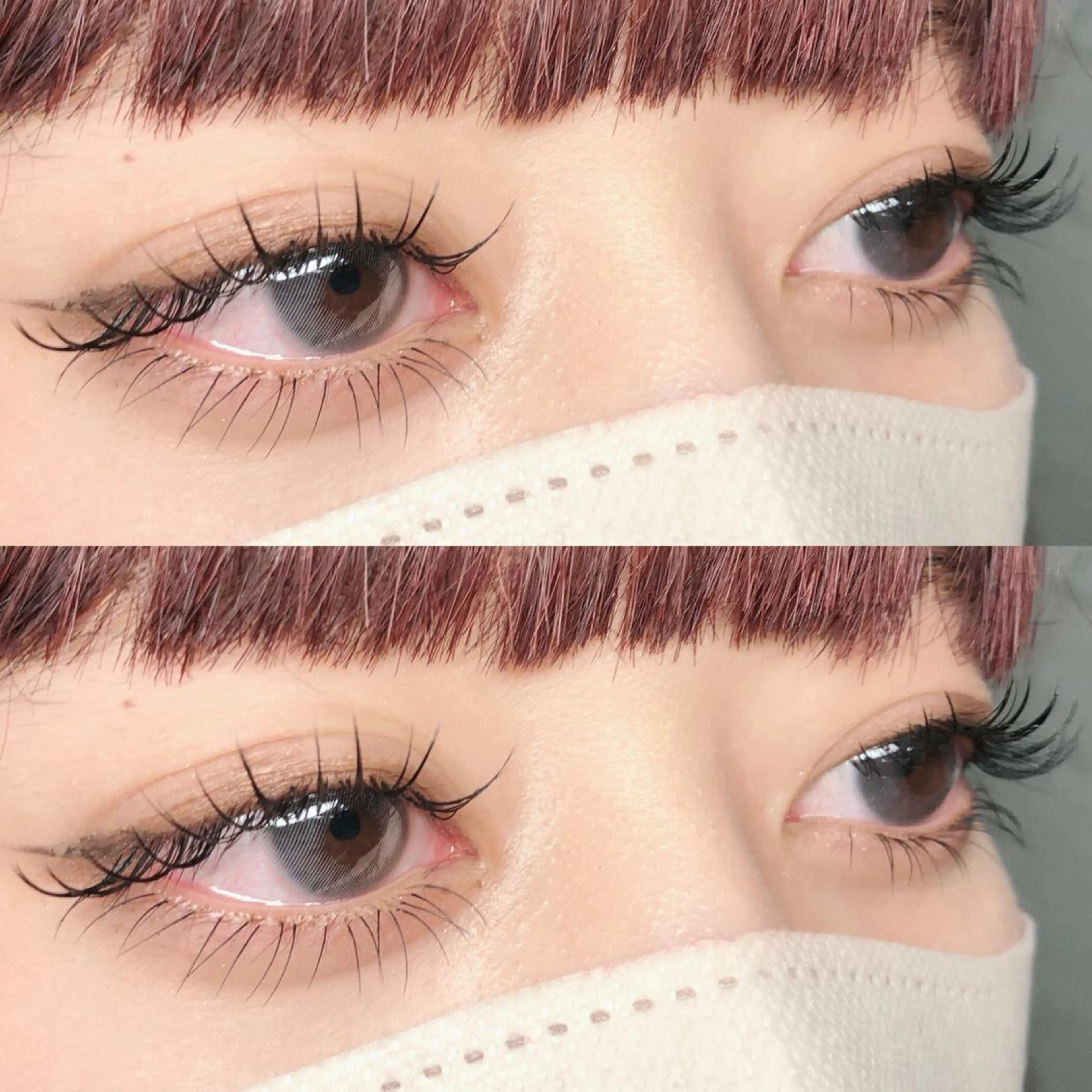 【ぱっちり×中顔面短縮】🌟上下エクステ上140本＋下40本～🌟本数変更可◎の写真