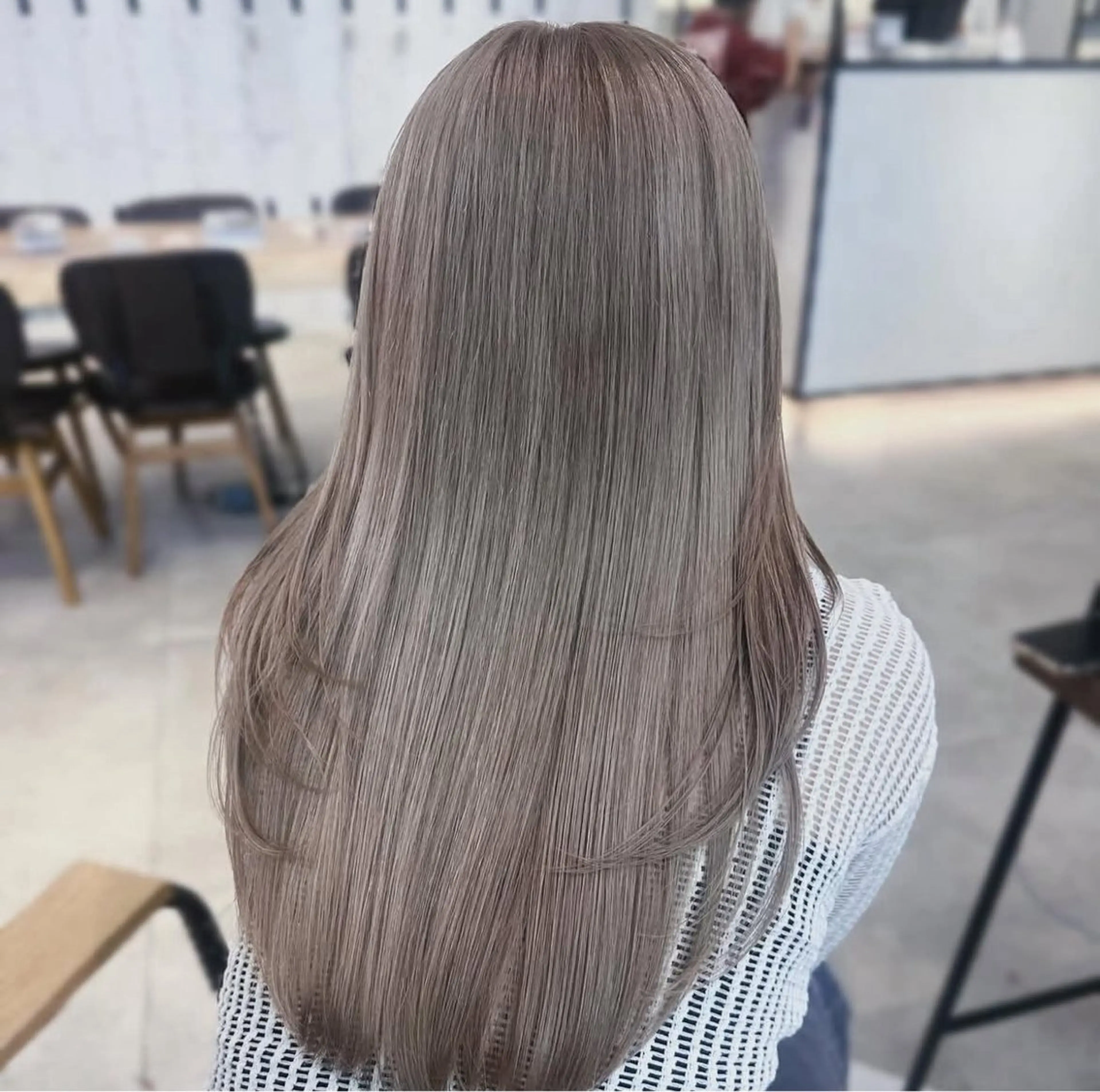 カラー ブリーチ ダブルカラー 韓国ヘア/ネイル kanako🤍🫧のヘアスタイル