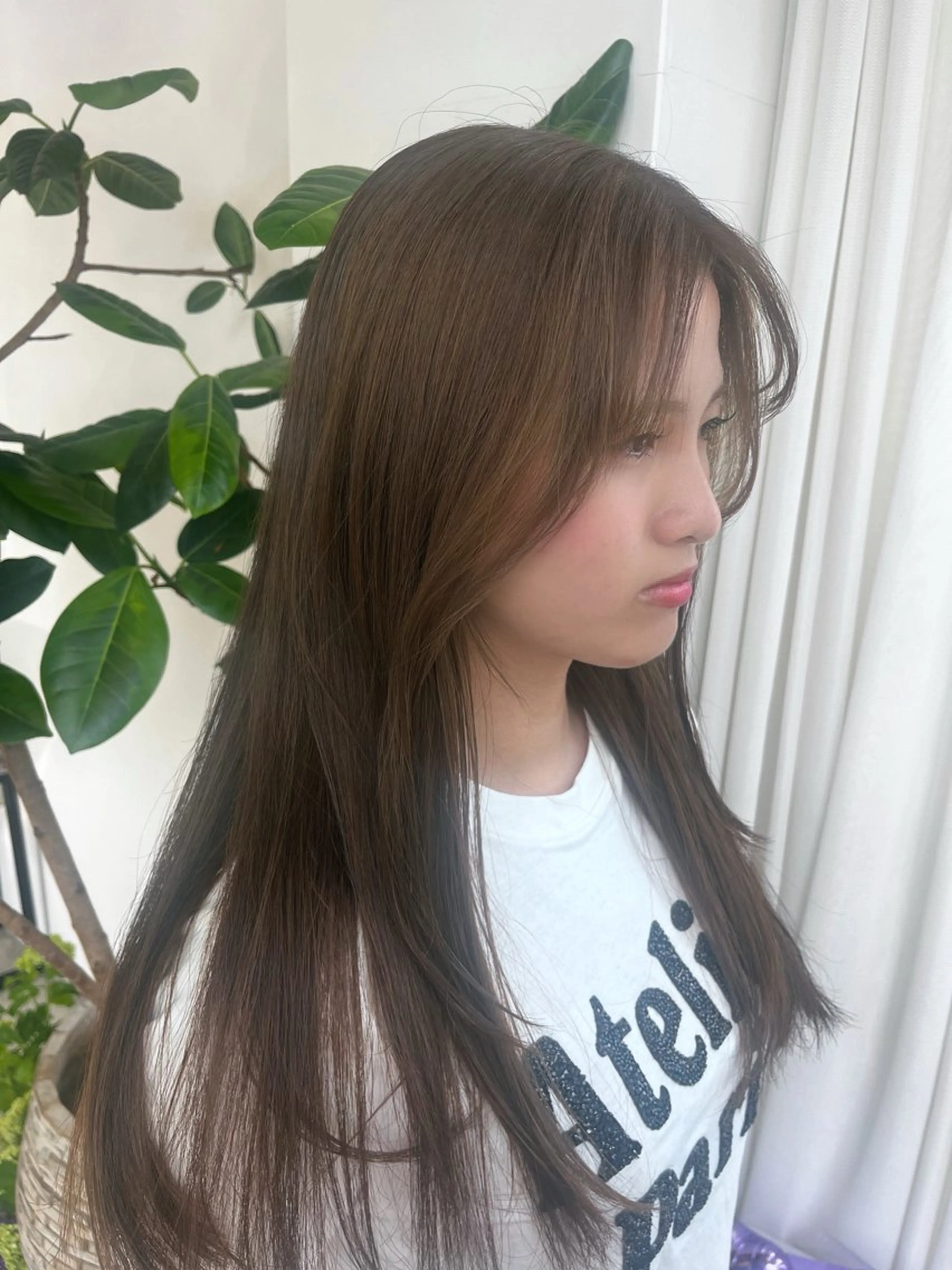 カラー ness 一花のヘアスタイル