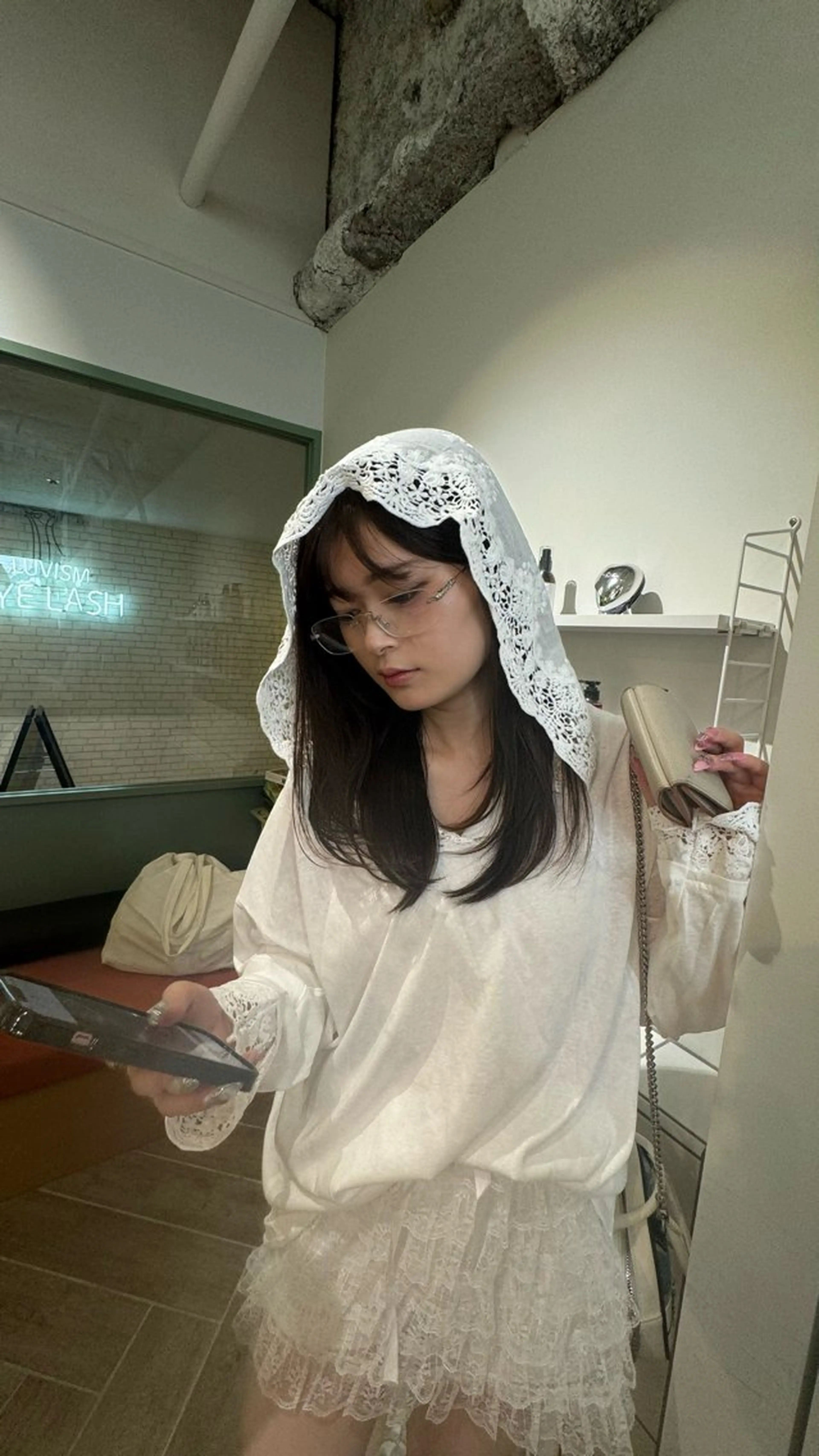 セミロング 新潟/万代/ベージュ ダブルカラー髙橋魁真のヘアスタイル