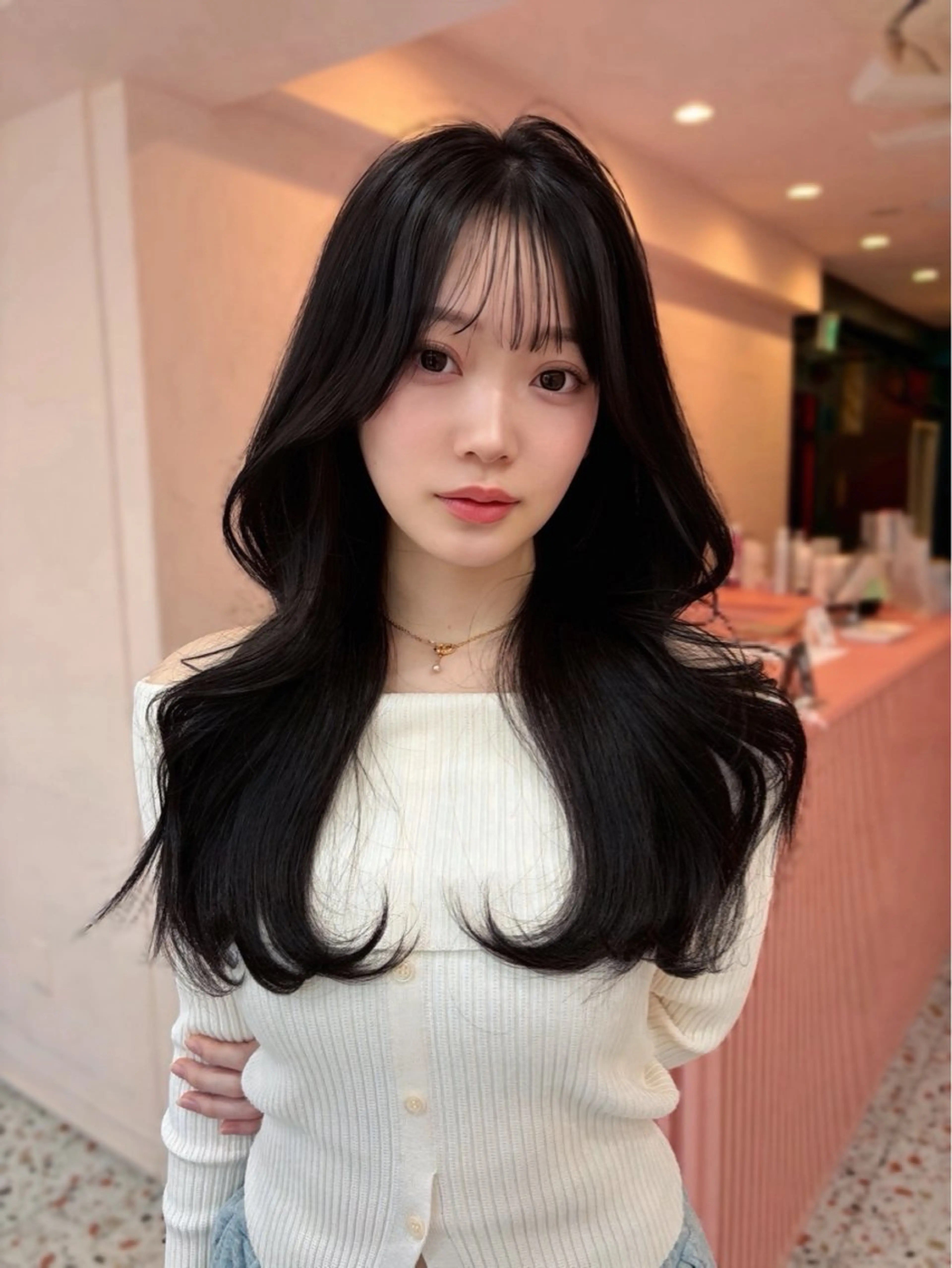 セミロング ヘアカラー トリートメント votan渋谷所属・木串 楽人のヘアスタイル