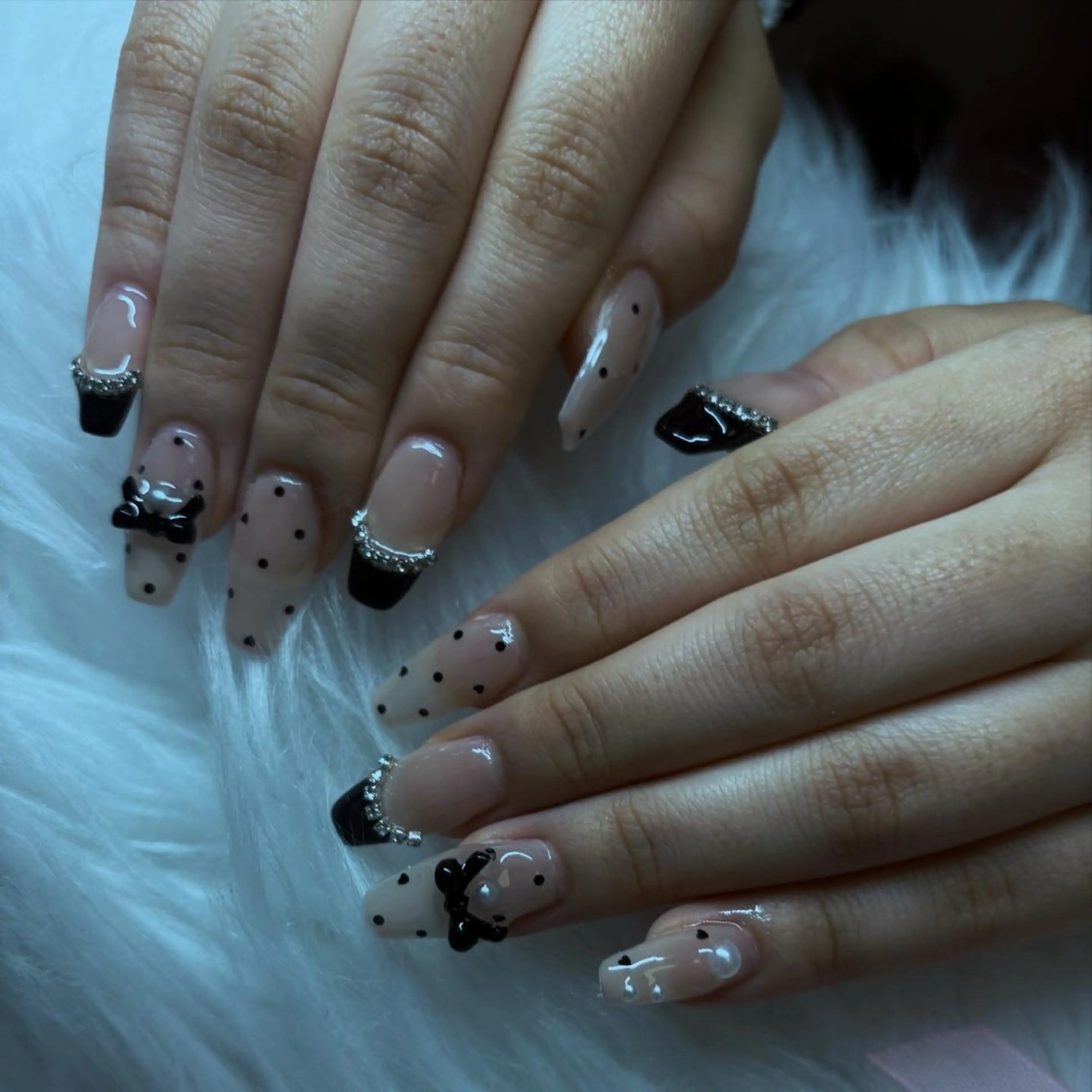 ネイル 長さ出し ロングネイル 持ち込み 春ネイル ハンドネイル vante_aimi .パラジェル取扱店のネイルデザイン