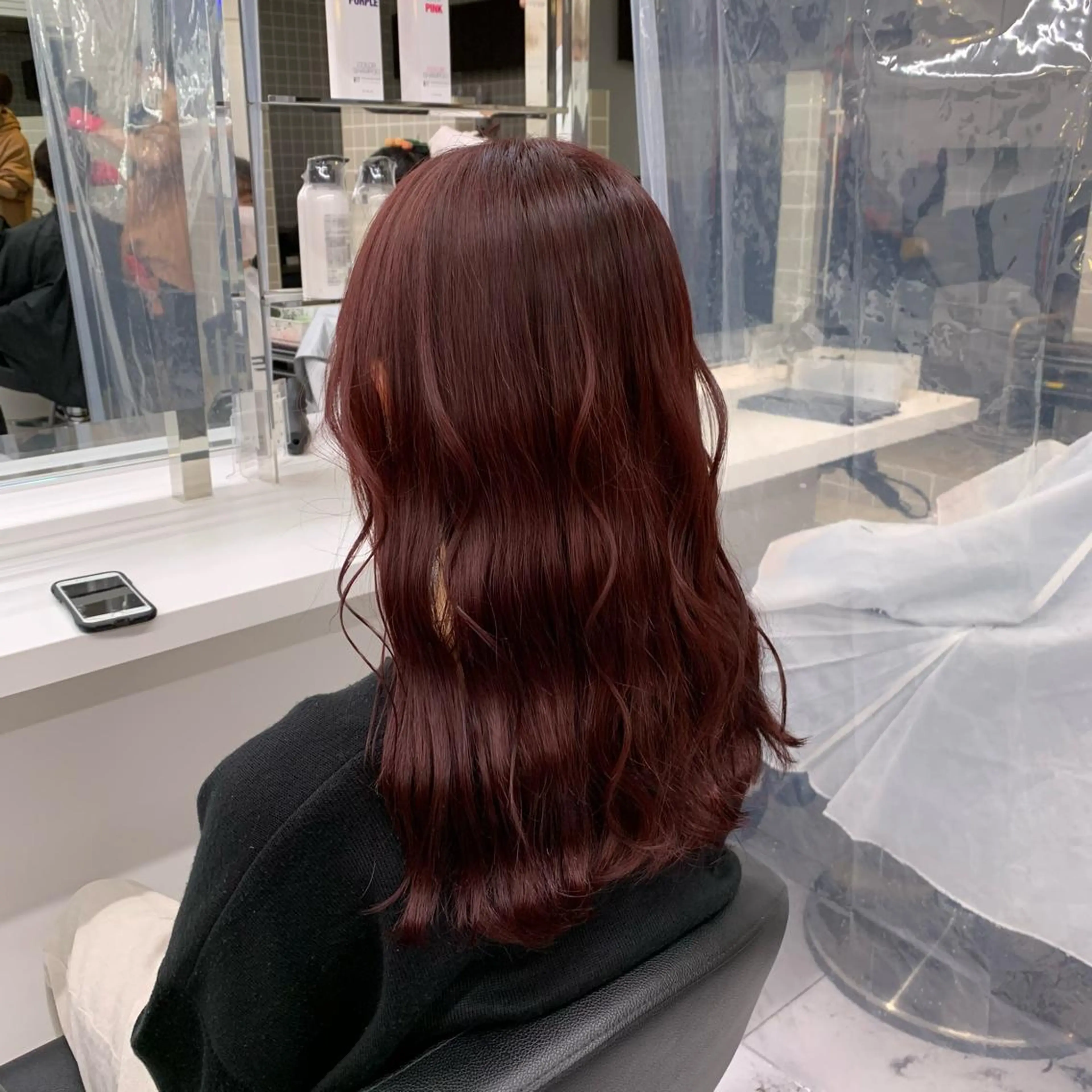 セミロング カラー パーマ ヘアアレンジ メンズ neon hair所属・🩵 JURI🩵のヘアスタイル