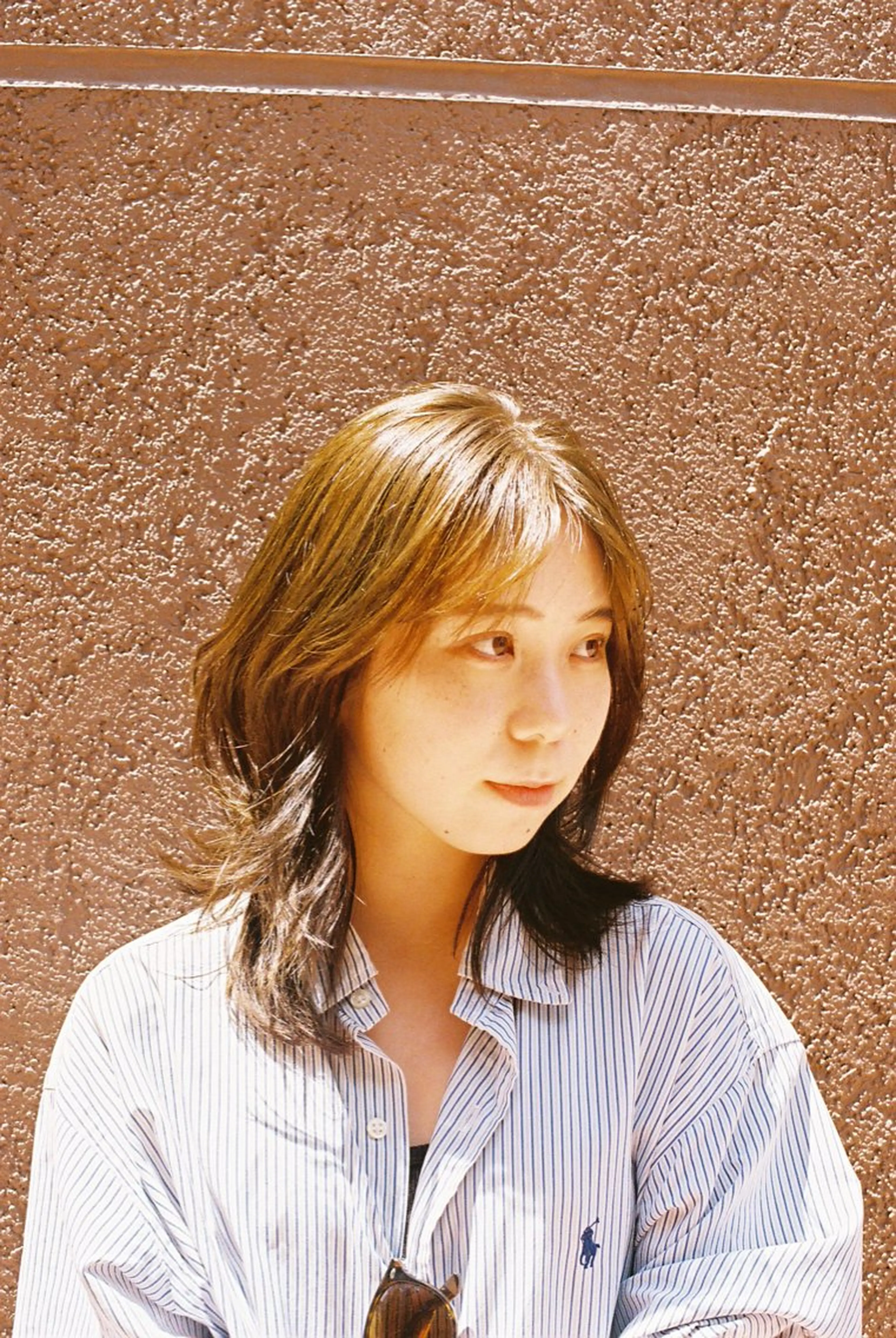 ミディアム カラー 似合わせカット /パーマ岡本淳平のヘアスタイル