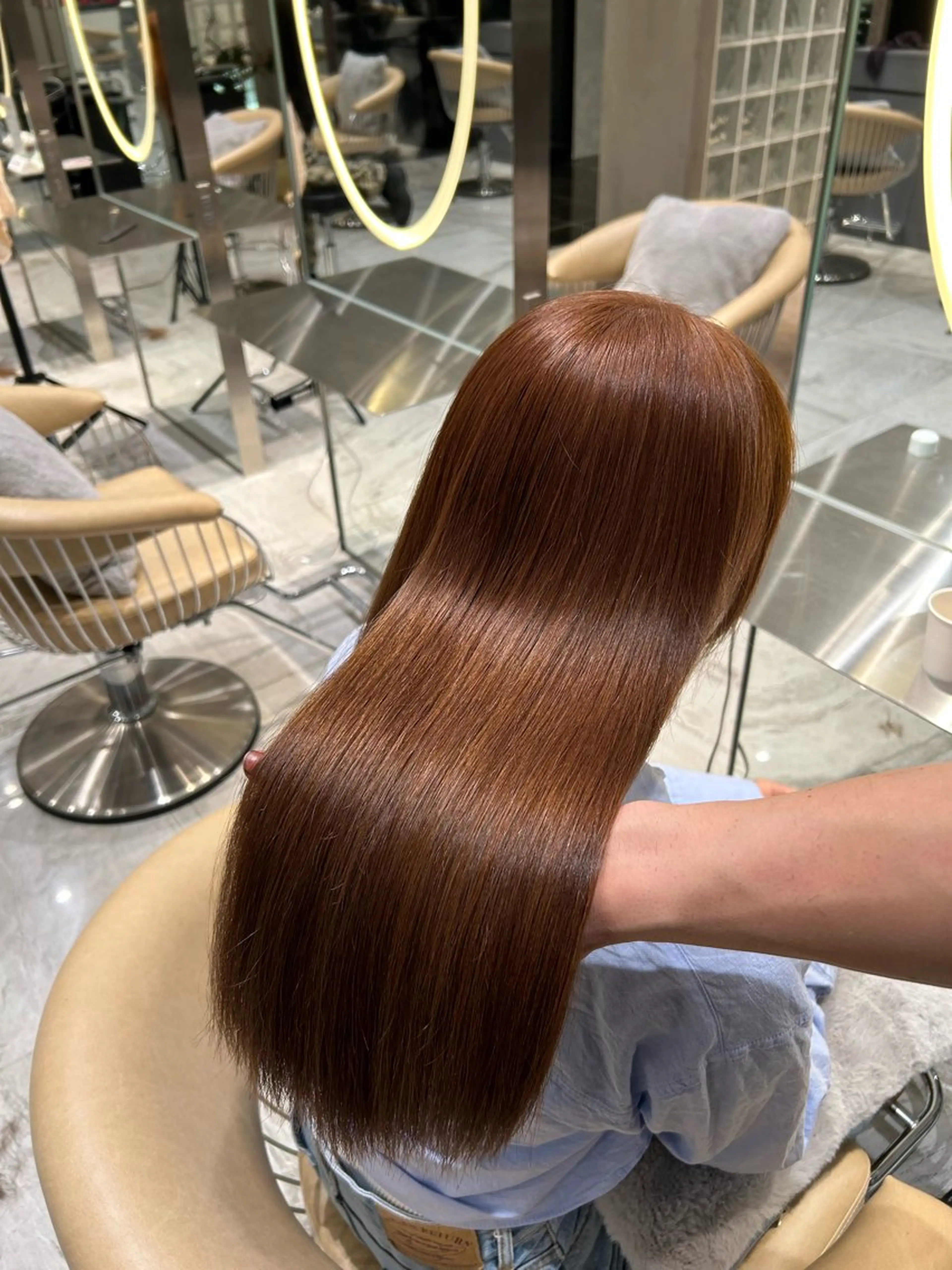 ロング カラー Lond jeloud （ロンドジュルード）所属・にちか/暖色カラー /透明感カラーのヘアスタイル