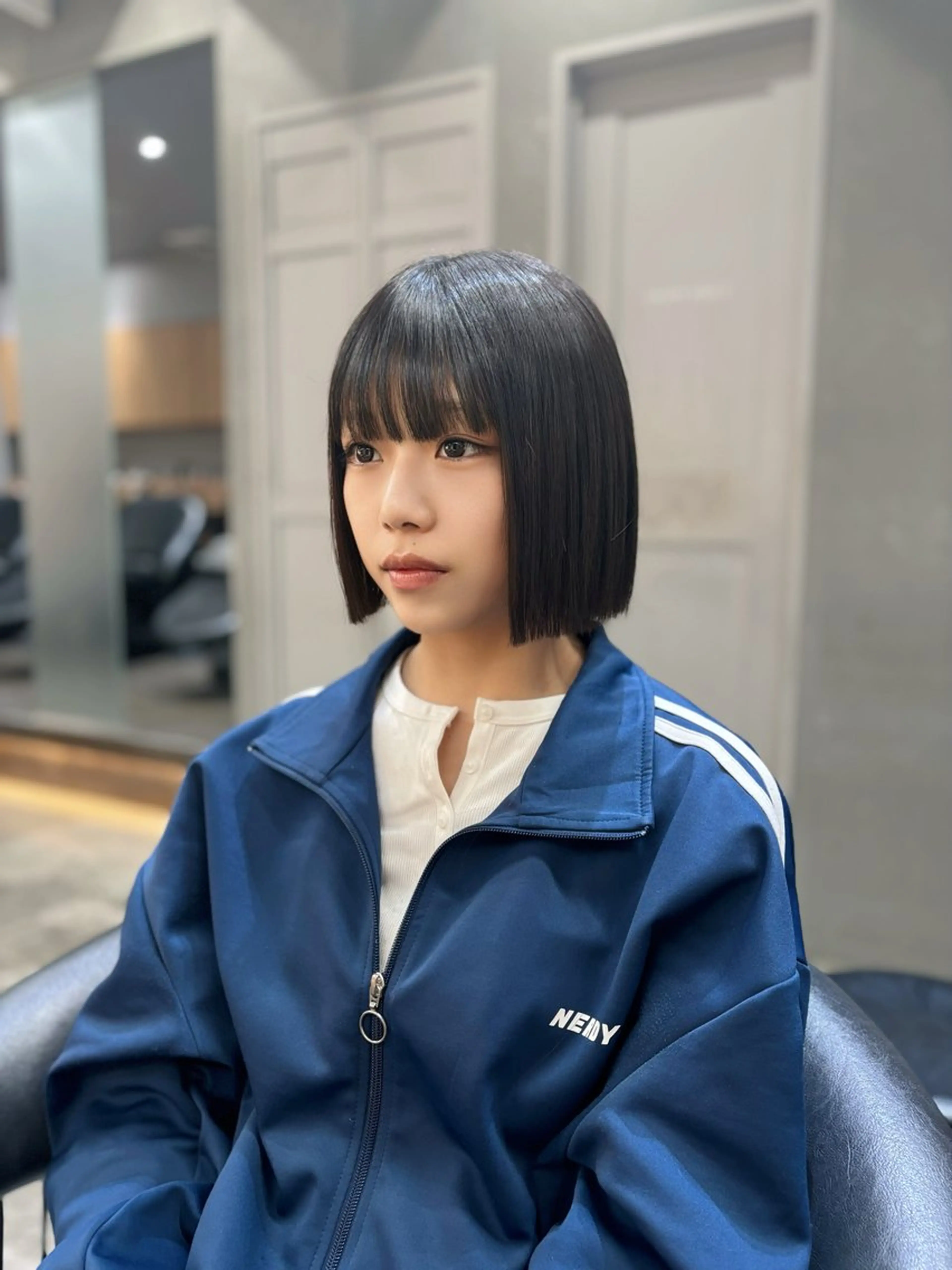 ショート ボブ Lond表参道店所属・うる艶縮毛カラー✨ たいよう☀️のヘアスタイル