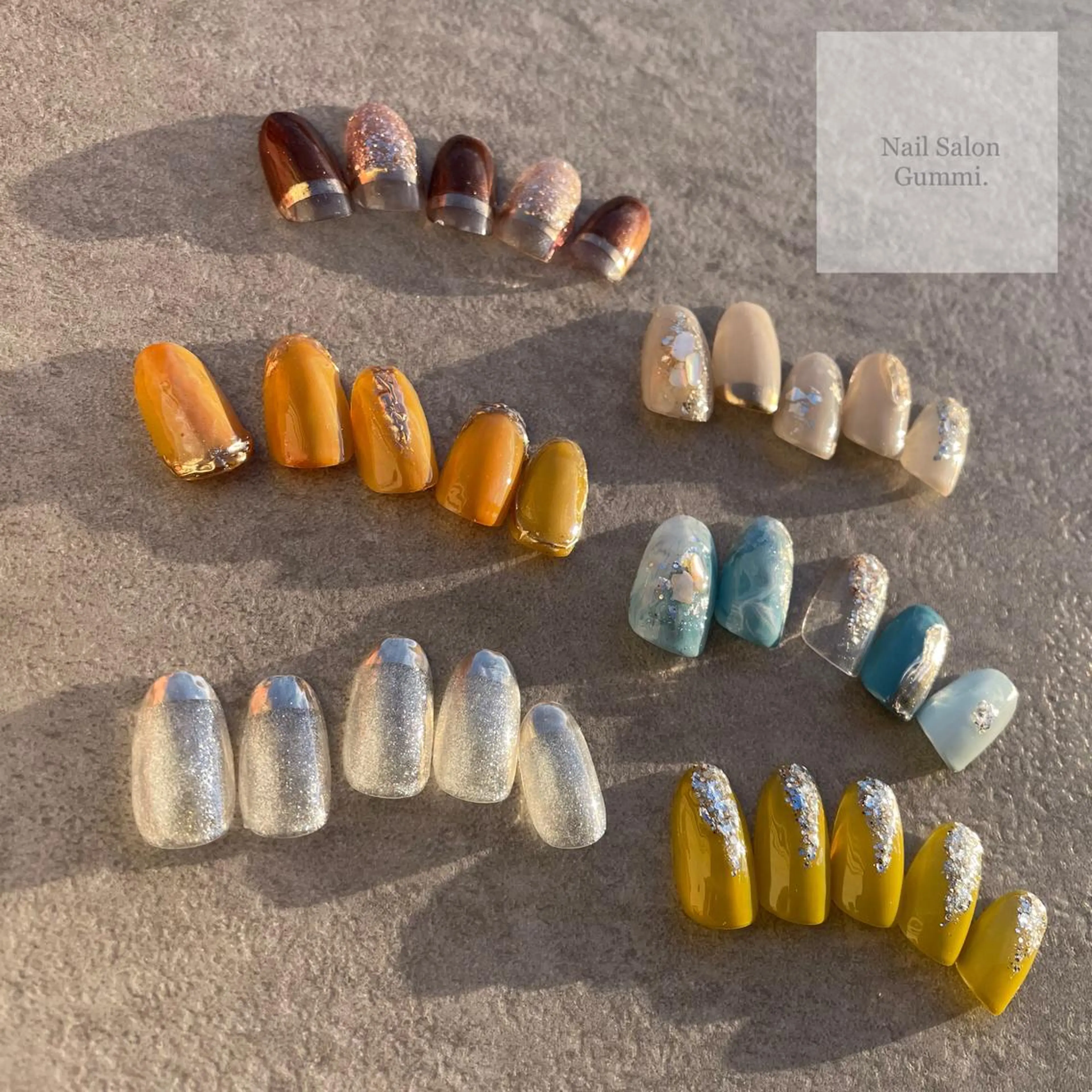 ネイル キラキラネイル 韓国ネイル ラメ(グリッター) ミラーネイル ニュアンスネイル Nail Salon Gummi.のネイルデザイン