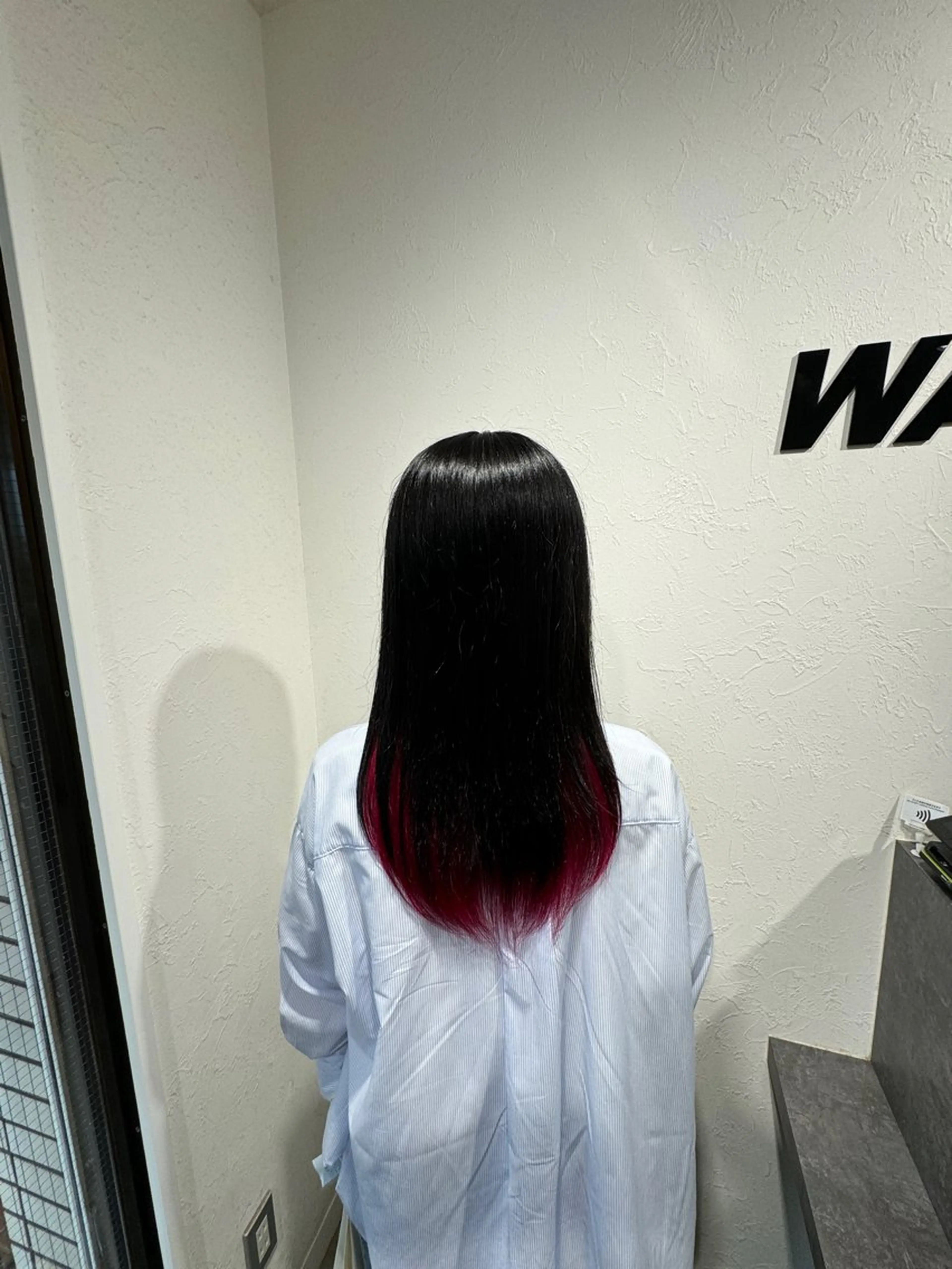 ロング ヘアカラー ハイトーン/レイヤー /艶カラー🎀のヘアスタイル