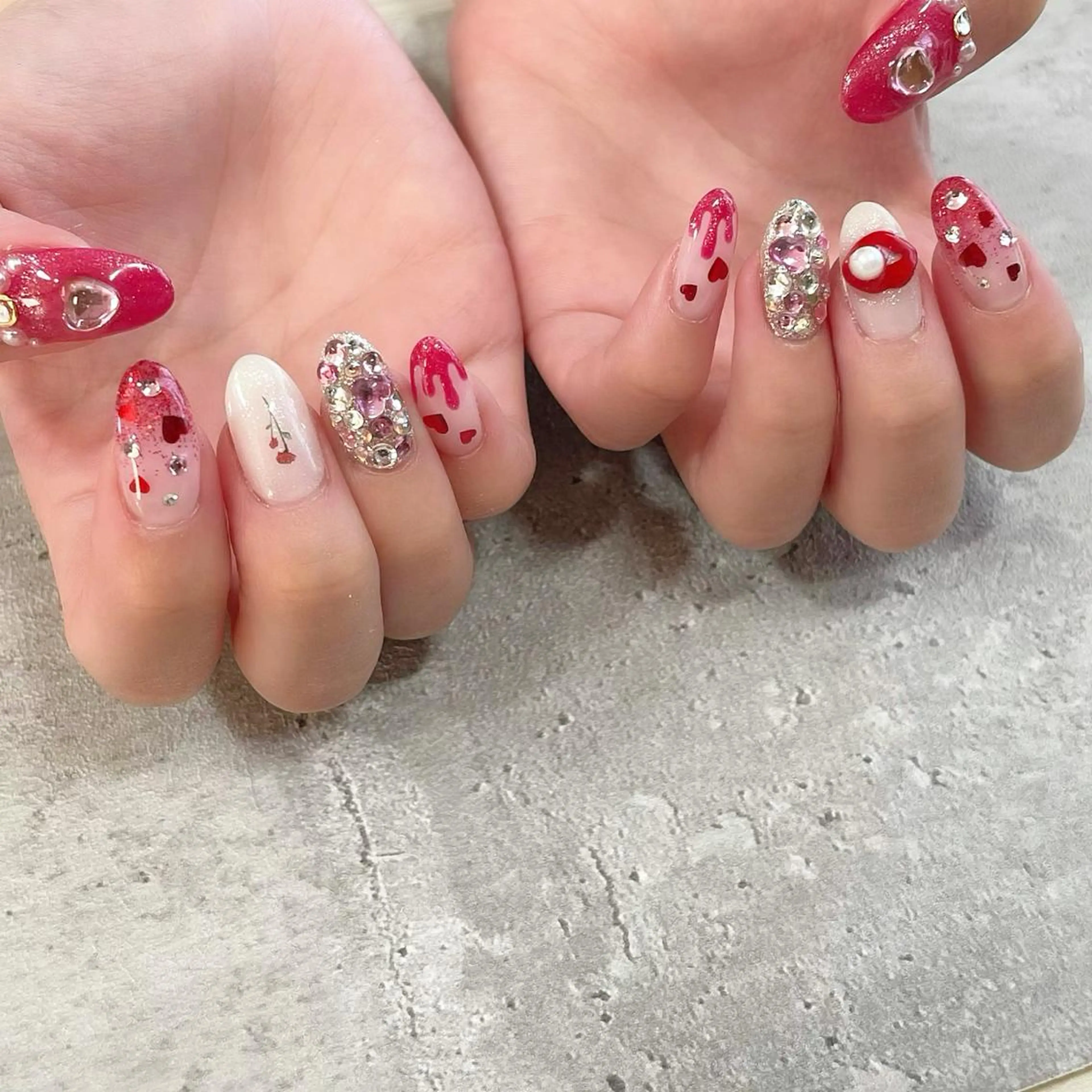 ネイル ジェルネイル 東 千夏のネイルデザイン