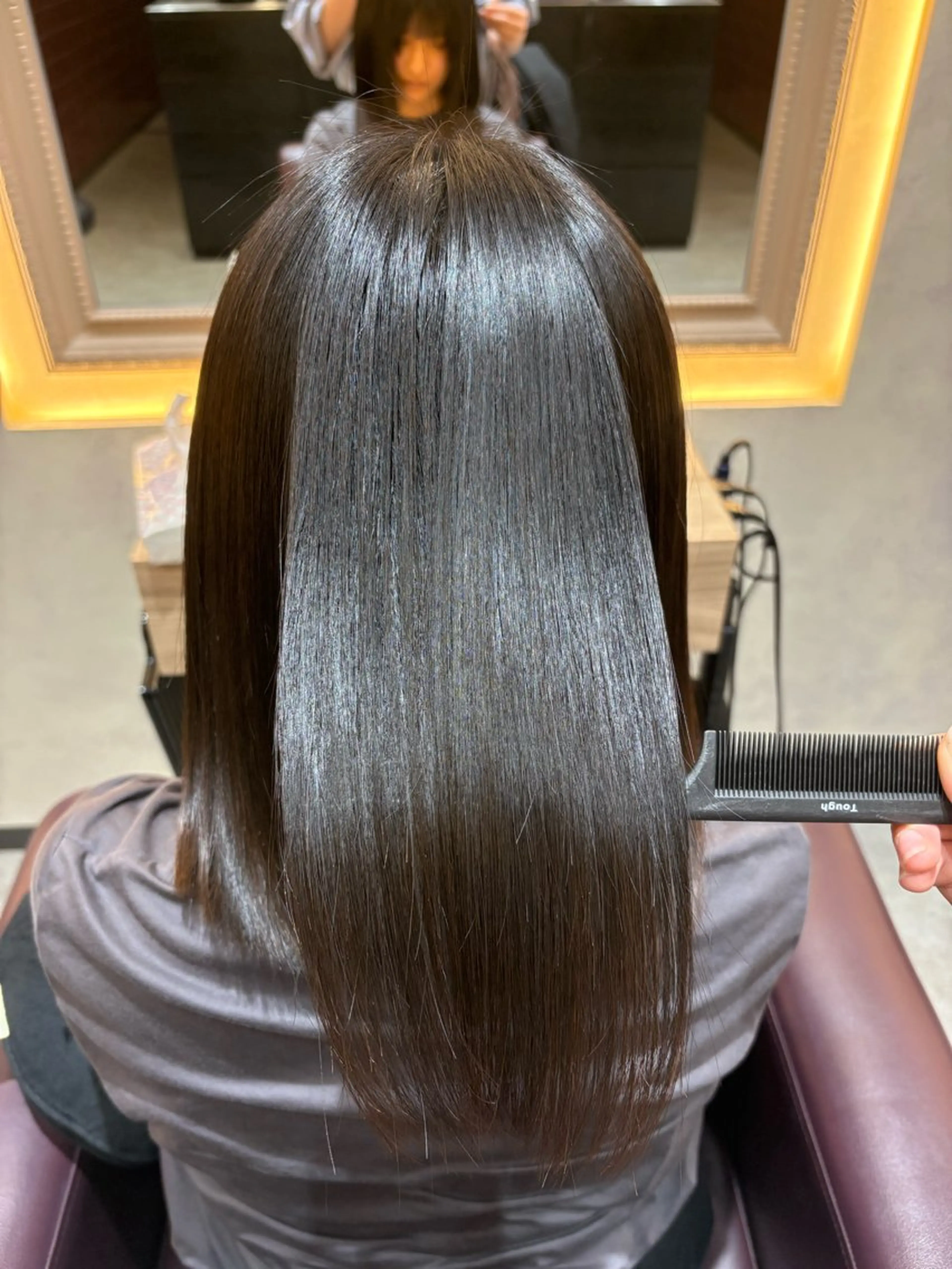 ミディアム 髪質改善 札幌艶髪/透明感 カラー🍓さつき🍓のヘアスタイル