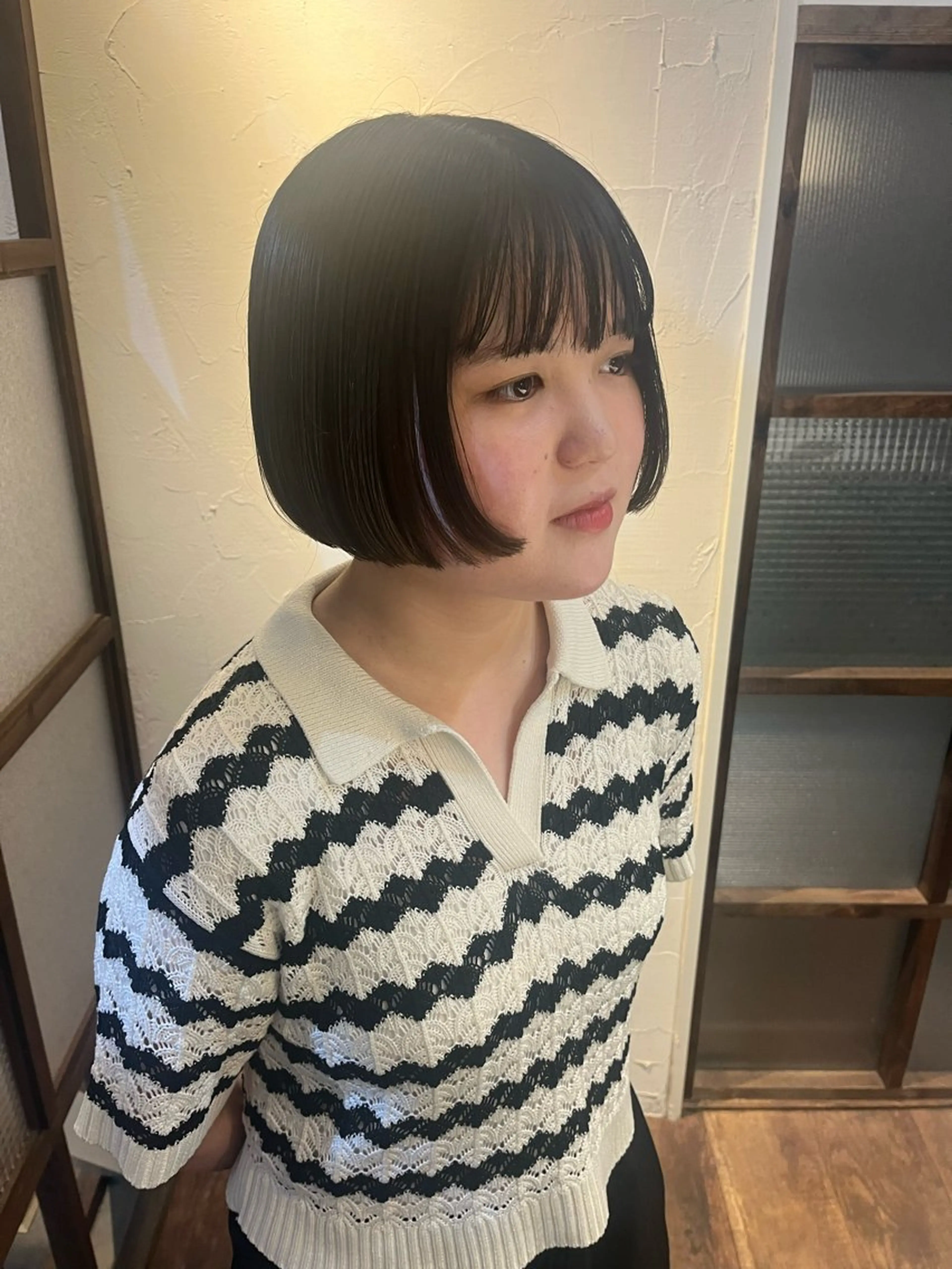 ショート ボブ 南 瑠奈のヘアスタイル