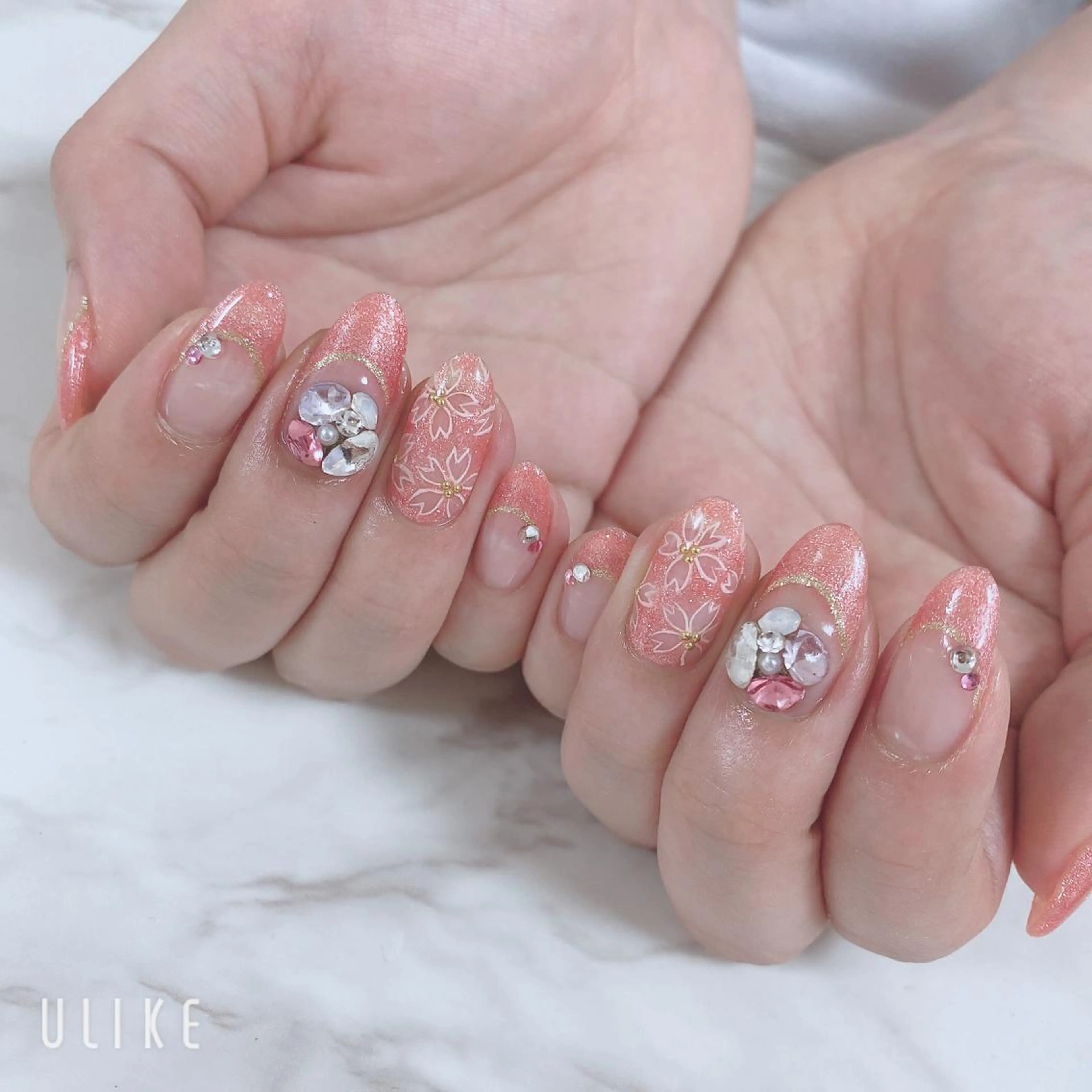 ネイル 桜ネイル SOL NAILのネイルデザイン