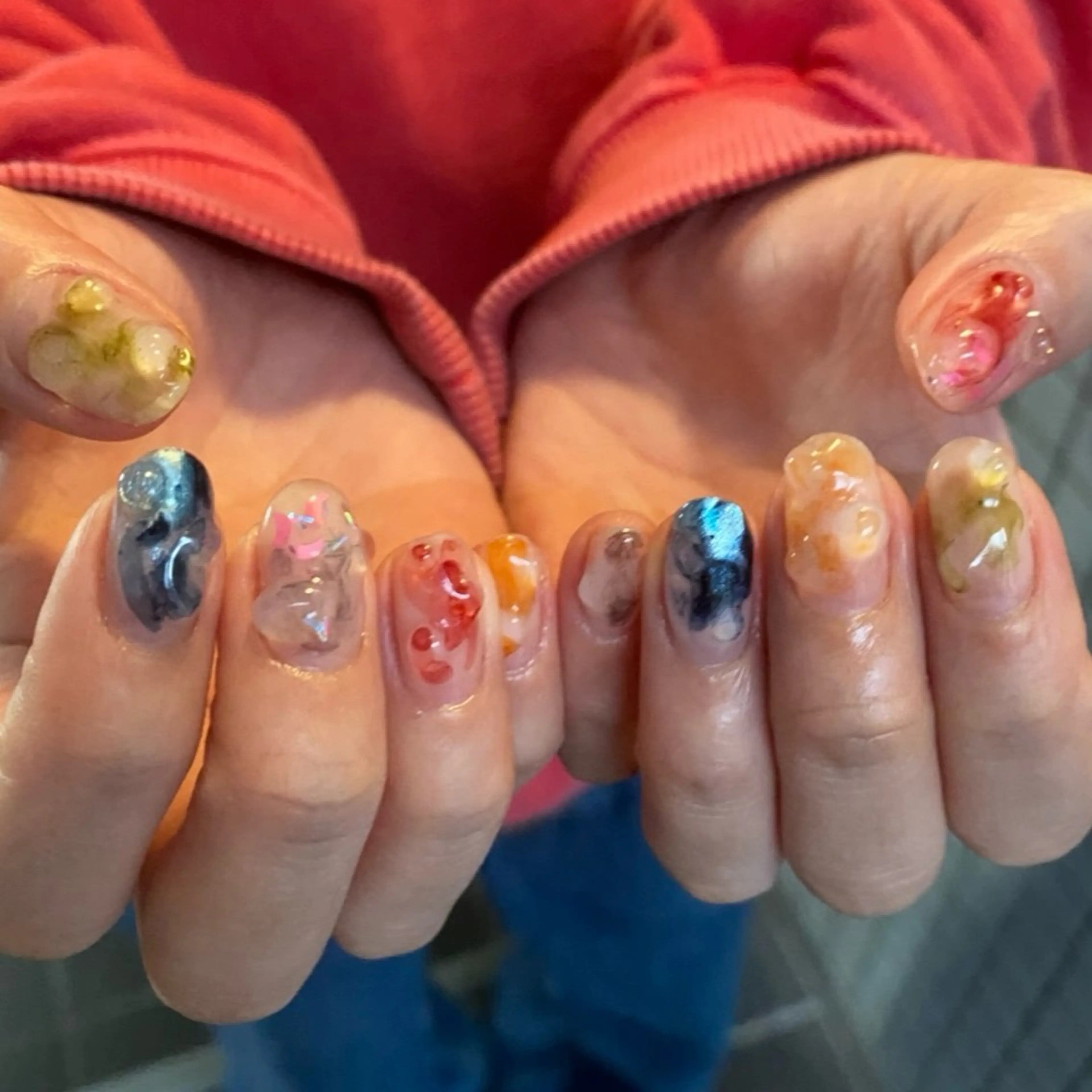 ネイル ゆびノさき茨木店 ニュアンス/アートのネイルデザイン