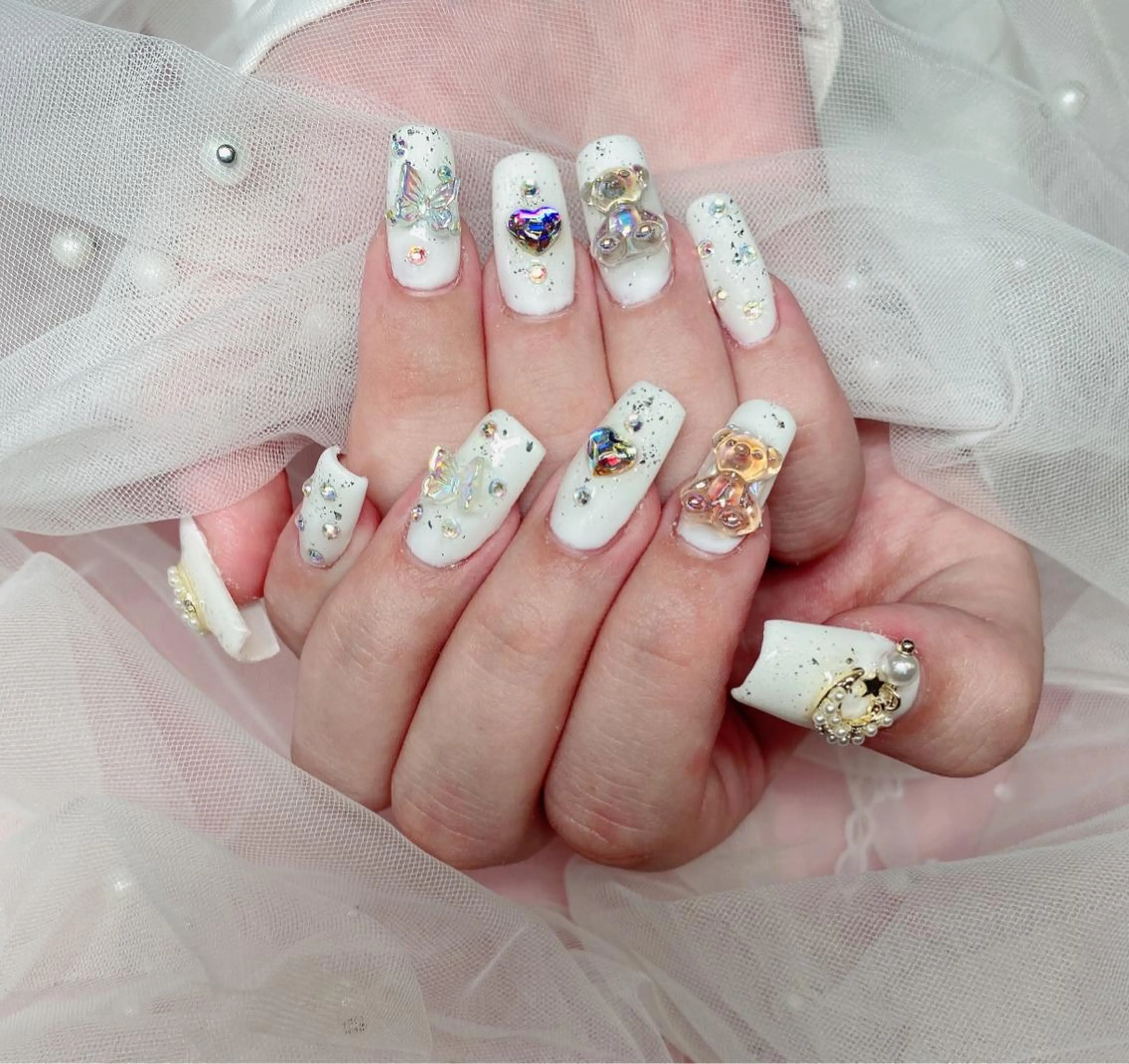 ネイル 長さ出し ネイルチップ Nail Salon kihi大塚店のネイルデザイン