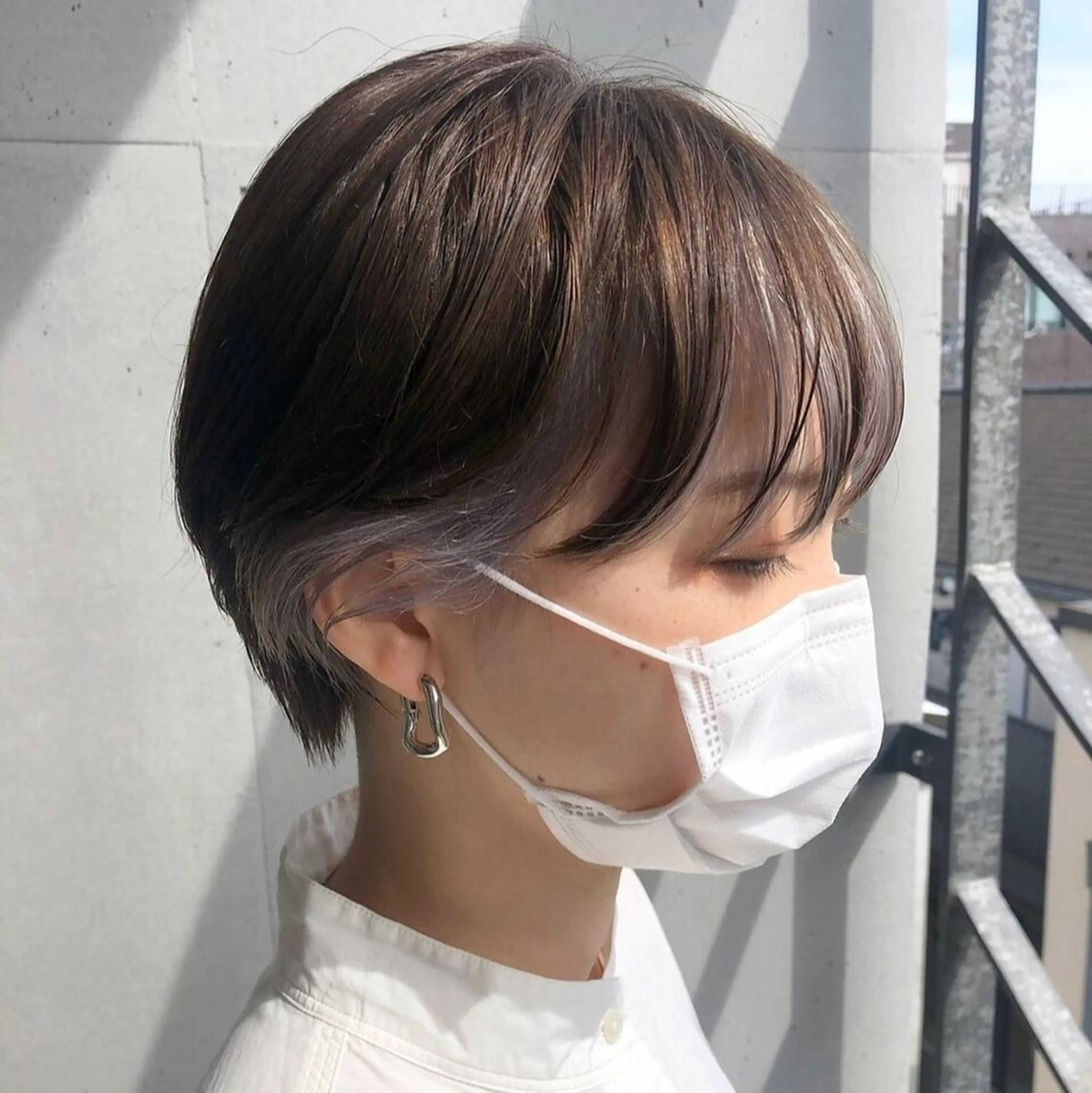 ショート まろみ暖色×ボブ ×chia🕯のヘアスタイル