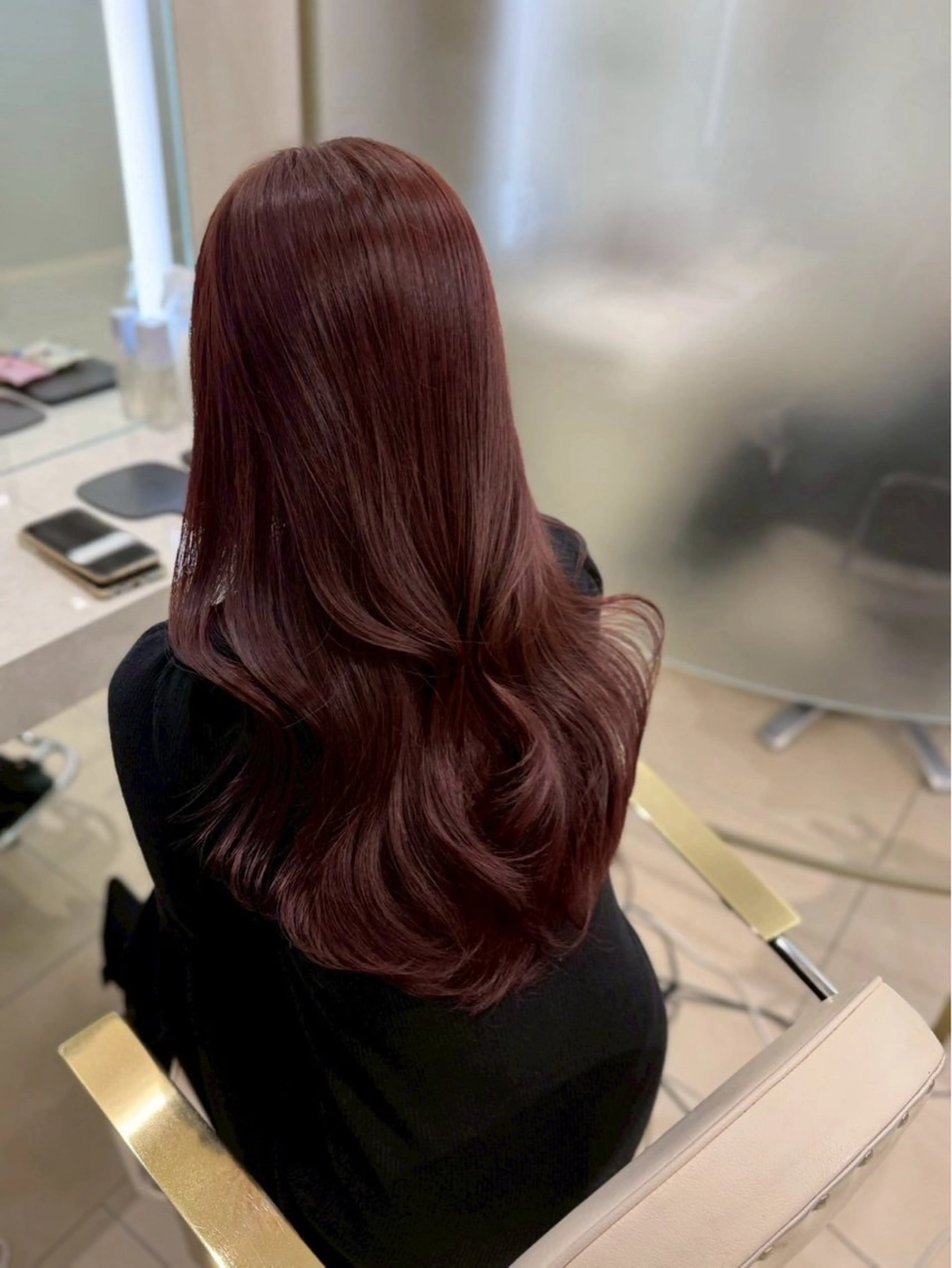 ロング カラー オオタ ユウトのヘアスタイル