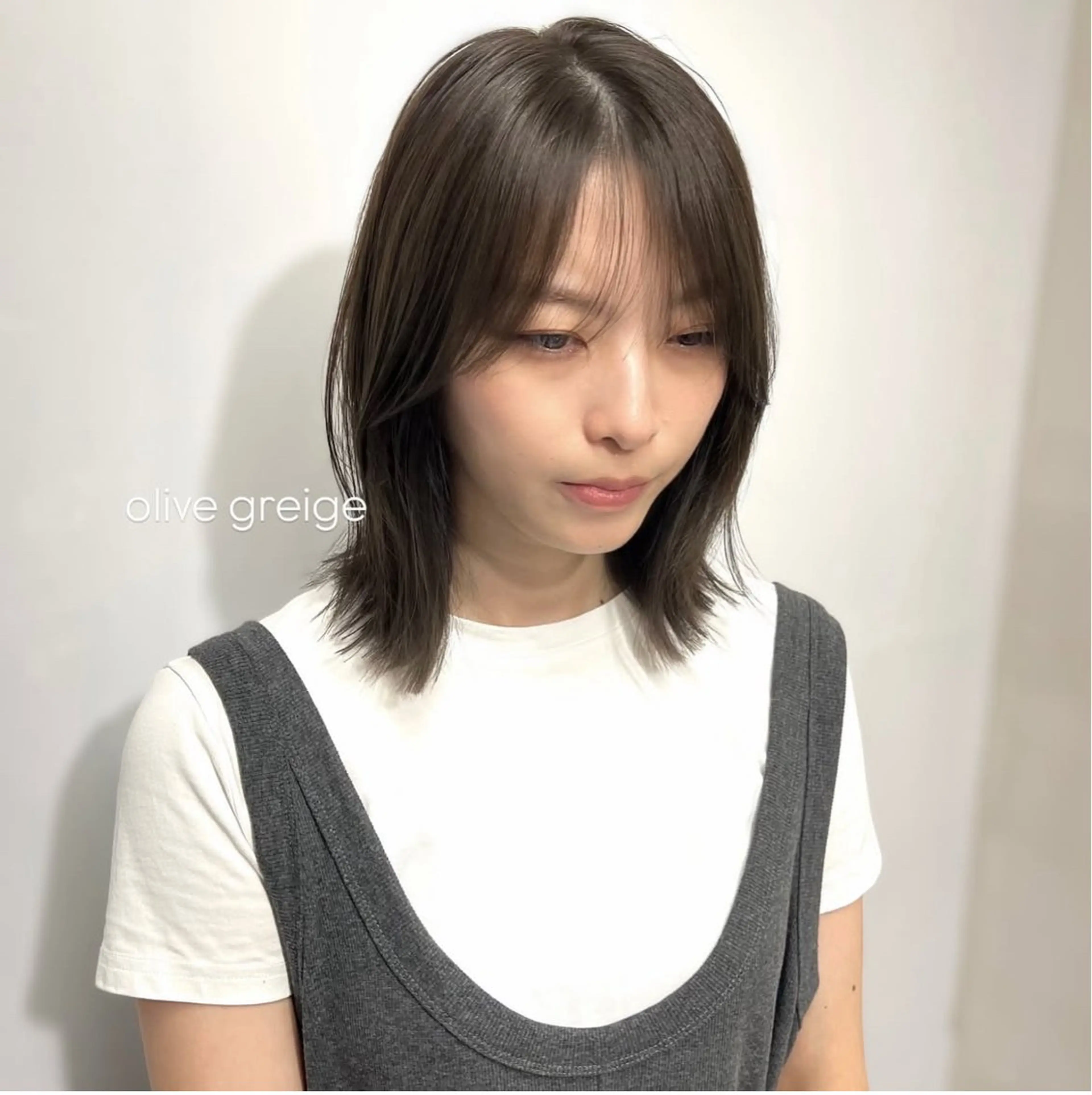 ミディアム カラー オレンジ EMANON梅田店所属・前川 朋香のヘアスタイル