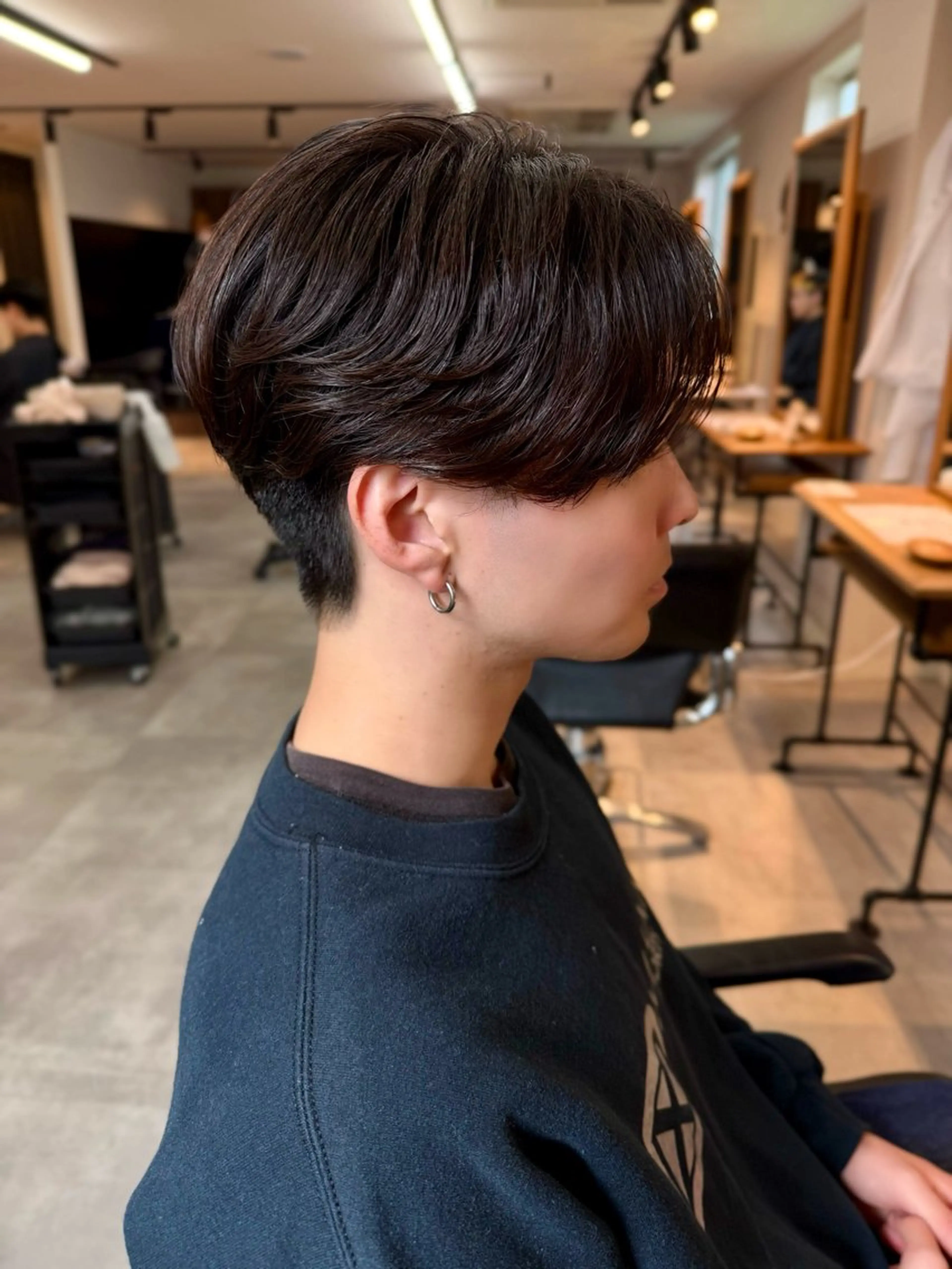 《人気 No.1🔥 ミニモ限定👑》メンズカット + 前処理トリートメント付きニュアンスパーマの写真