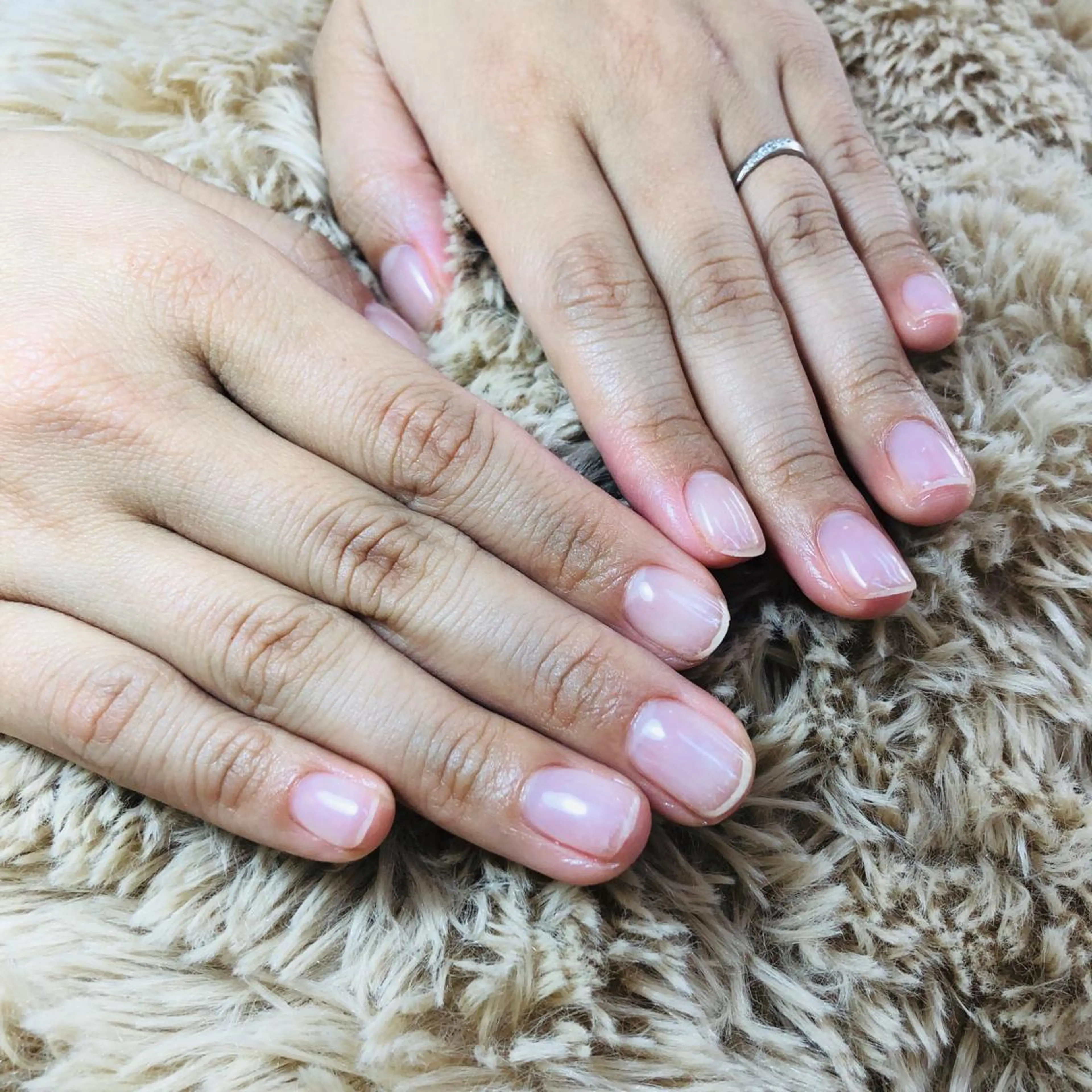 ネイル クリアネイル ジェルネイル ハンドネイル 石原 夕華のネイルデザイン