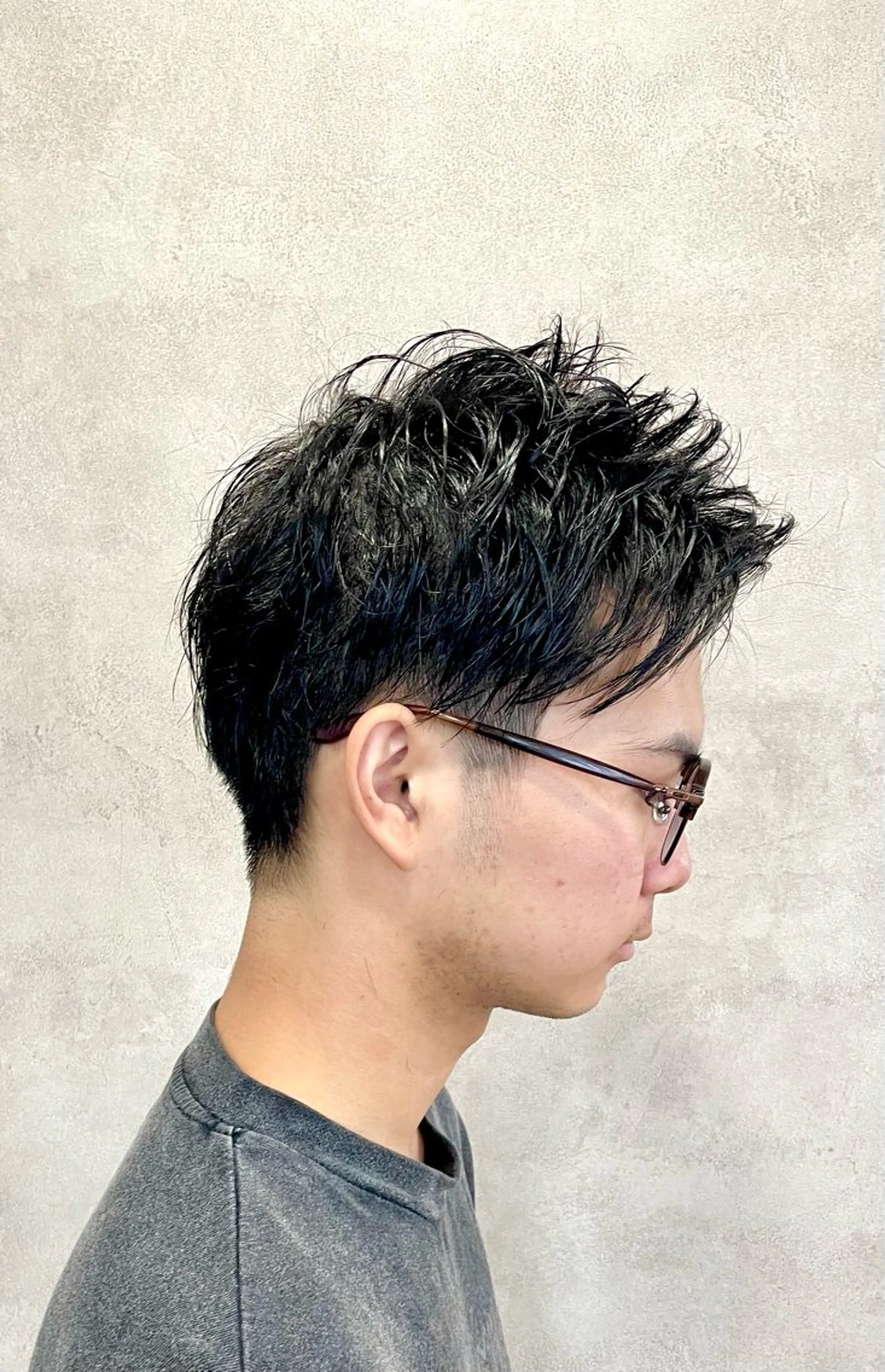ショート メンズ マッシュ 小顔カット 清潔感×束感ヘア🔥 メンズ専門篠原のヘアスタイル