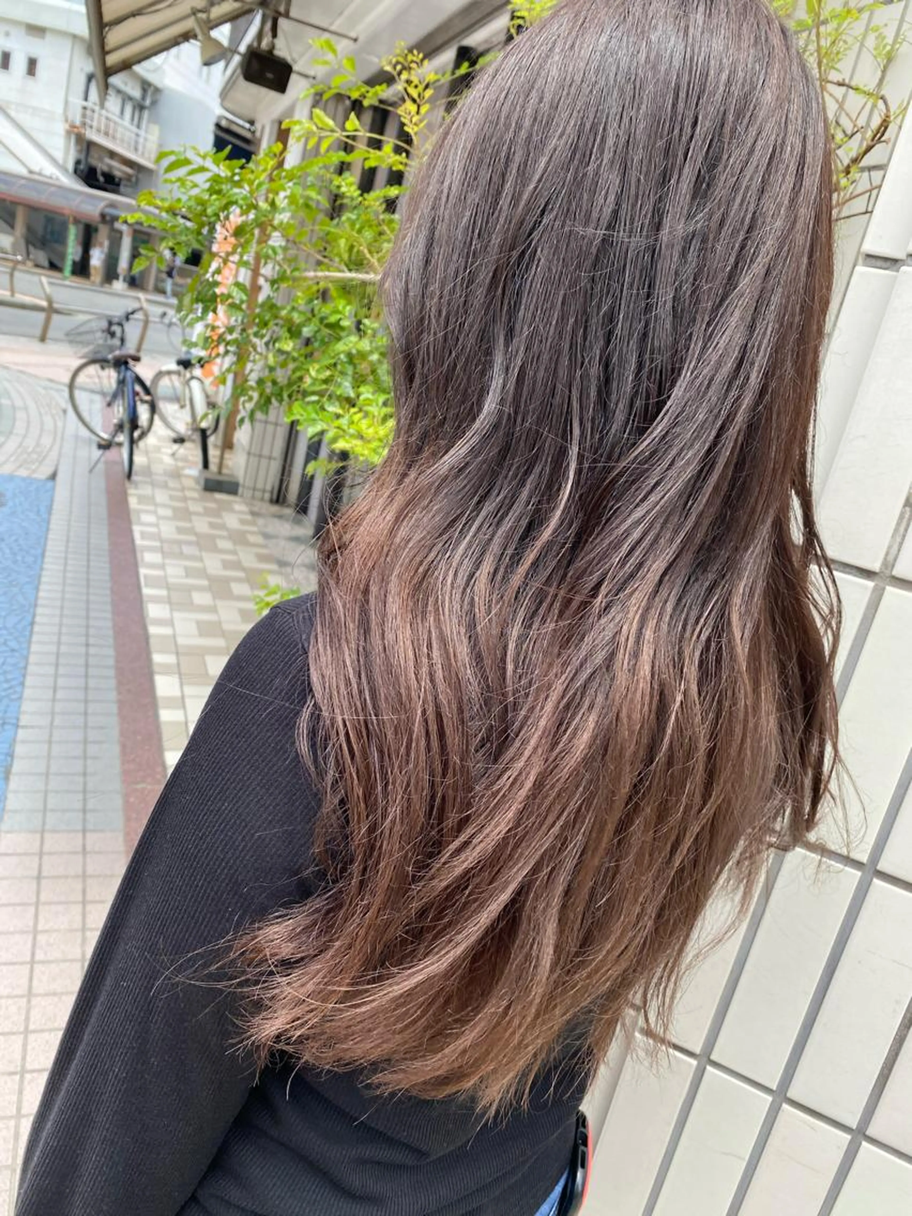 【外国人風カラー❤️✨】リタッチが気にならないグラデーションカラー😳💕の写真