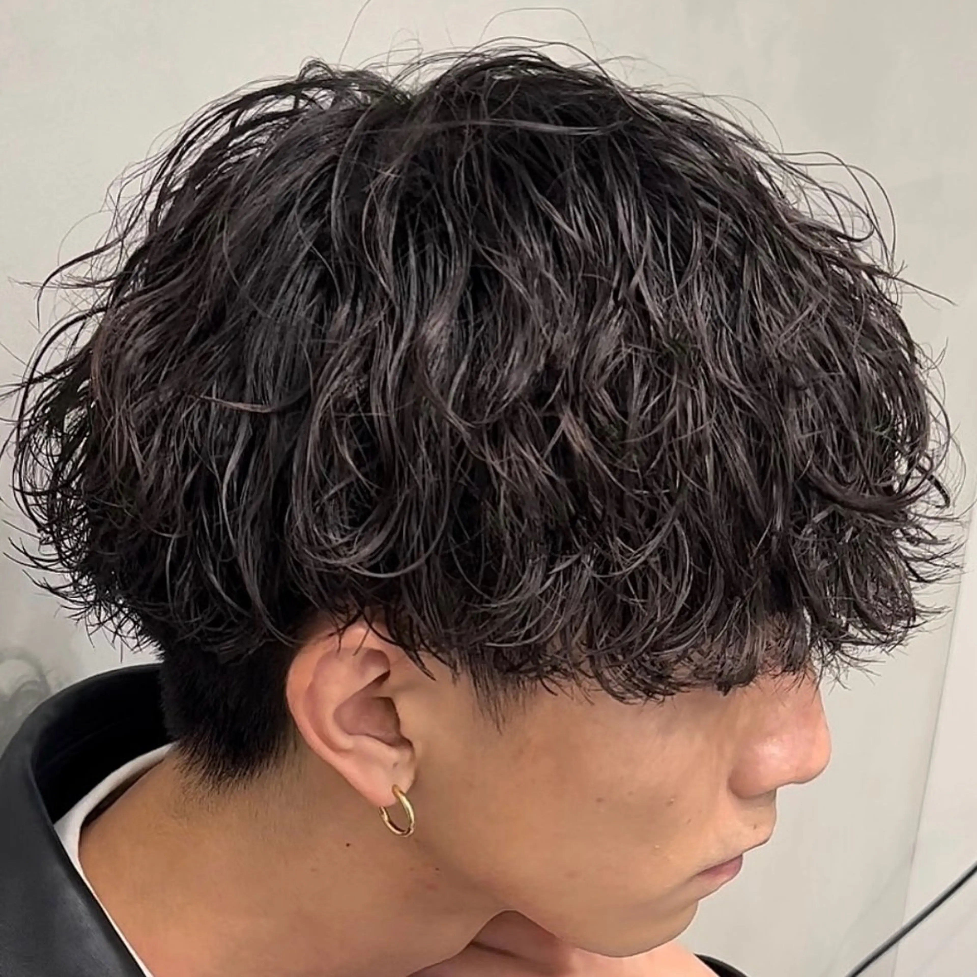 ミディアム パーマ ヘアアレンジ メンズ fifth Tokyo所属・fifth 石川 凪のヘアスタイル