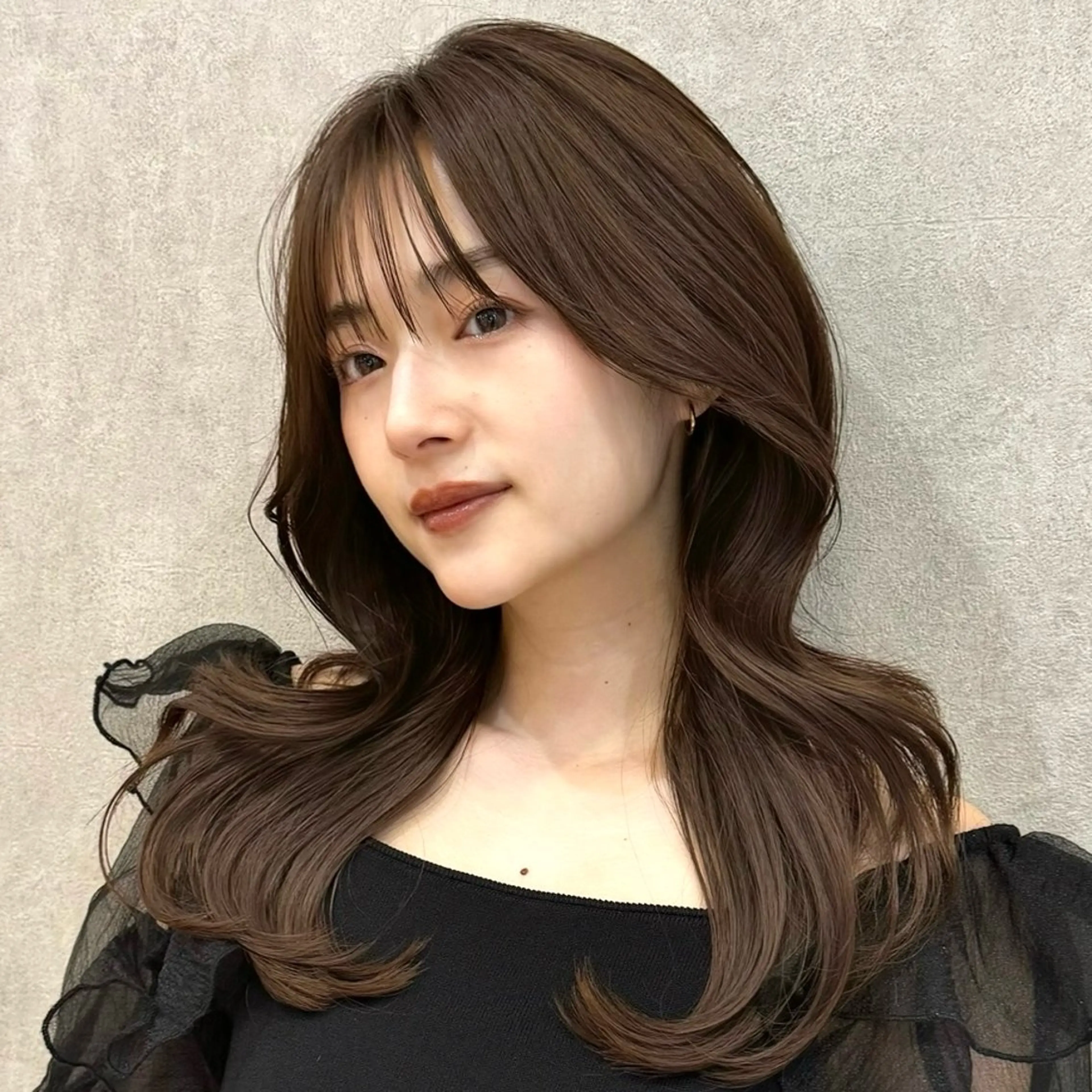 ロング カラー レイヤー🤍 ベージュ🤍　聖奈のヘアスタイル