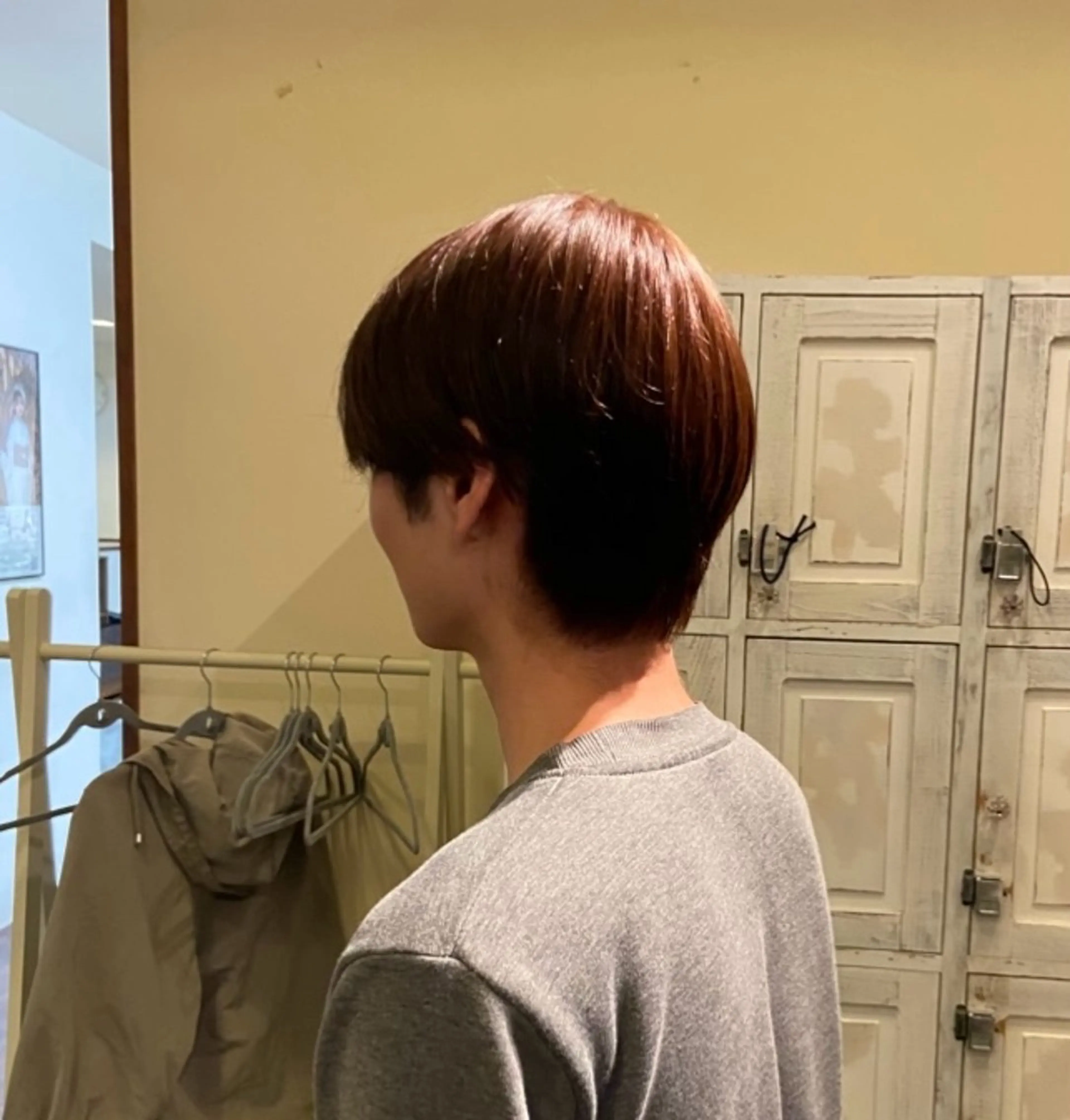 ショート カラー メンズ ブラウンカラー ヘアカラー LE-PLA Citta 大雅のヘアスタイル