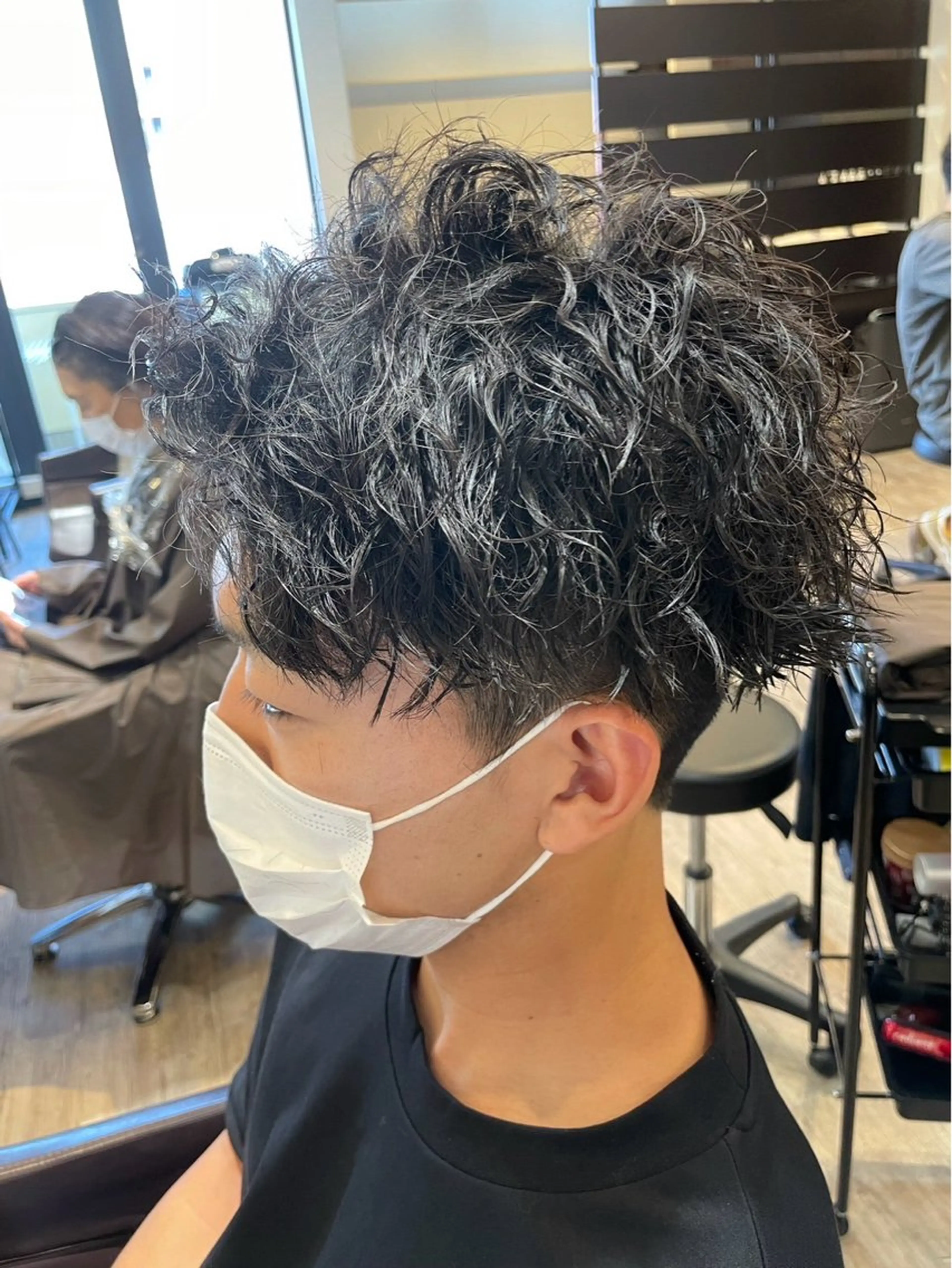 メンズカット＋パーマの写真