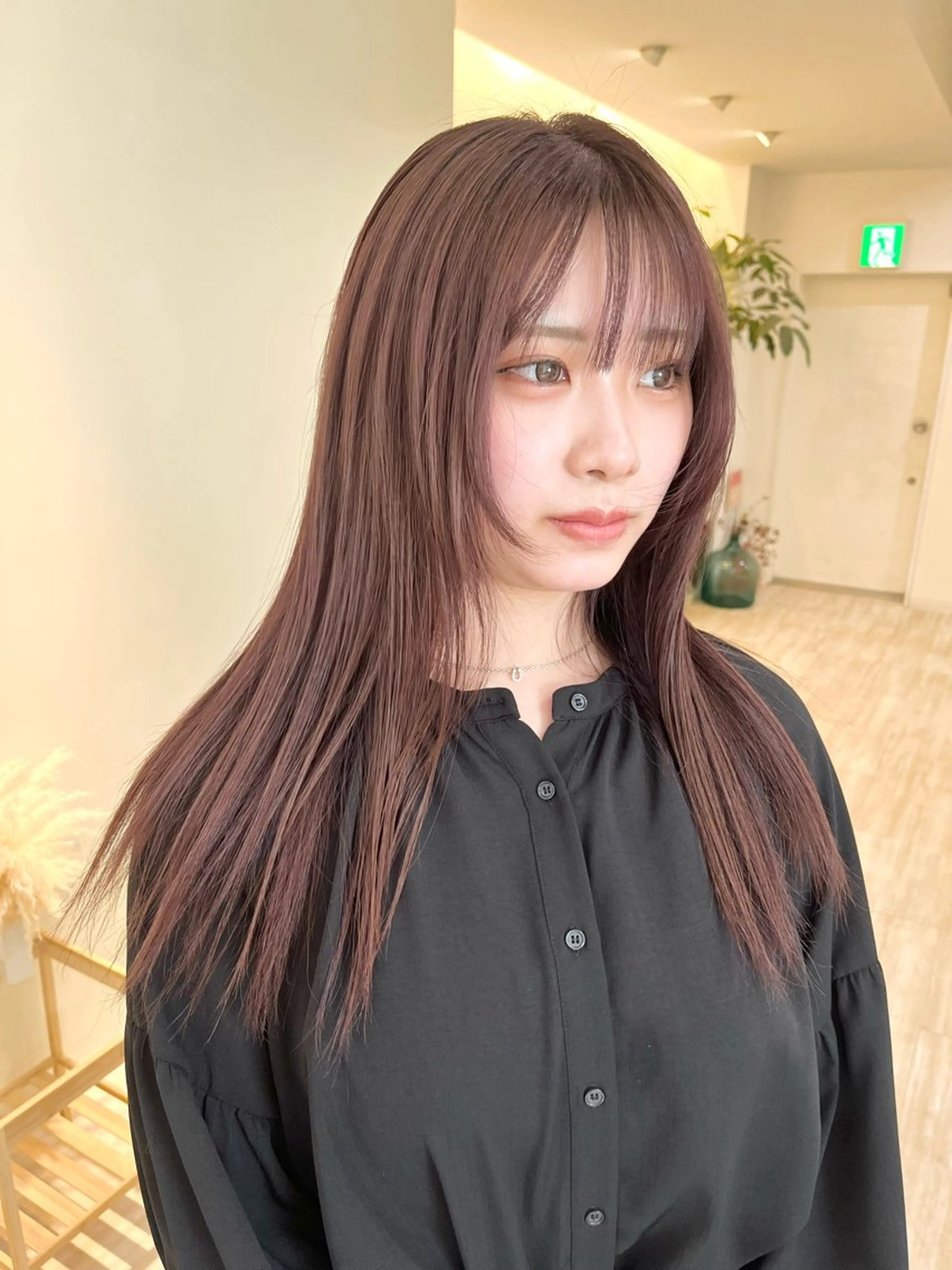 セミロング つぼみ/パーマ ／レイヤー／ボブのヘアスタイル