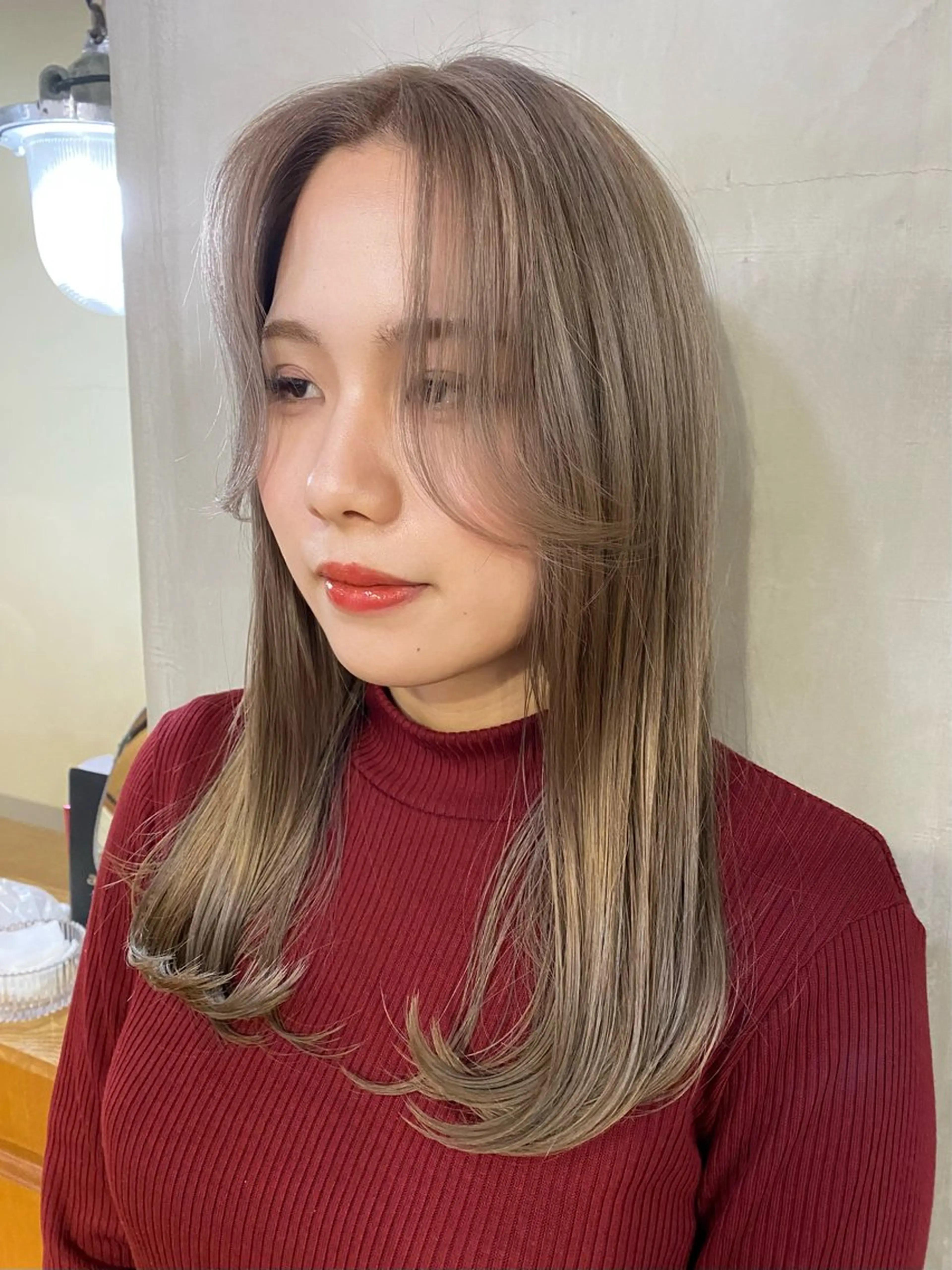 ロング アッシュ 齋藤 リクのヘアスタイル