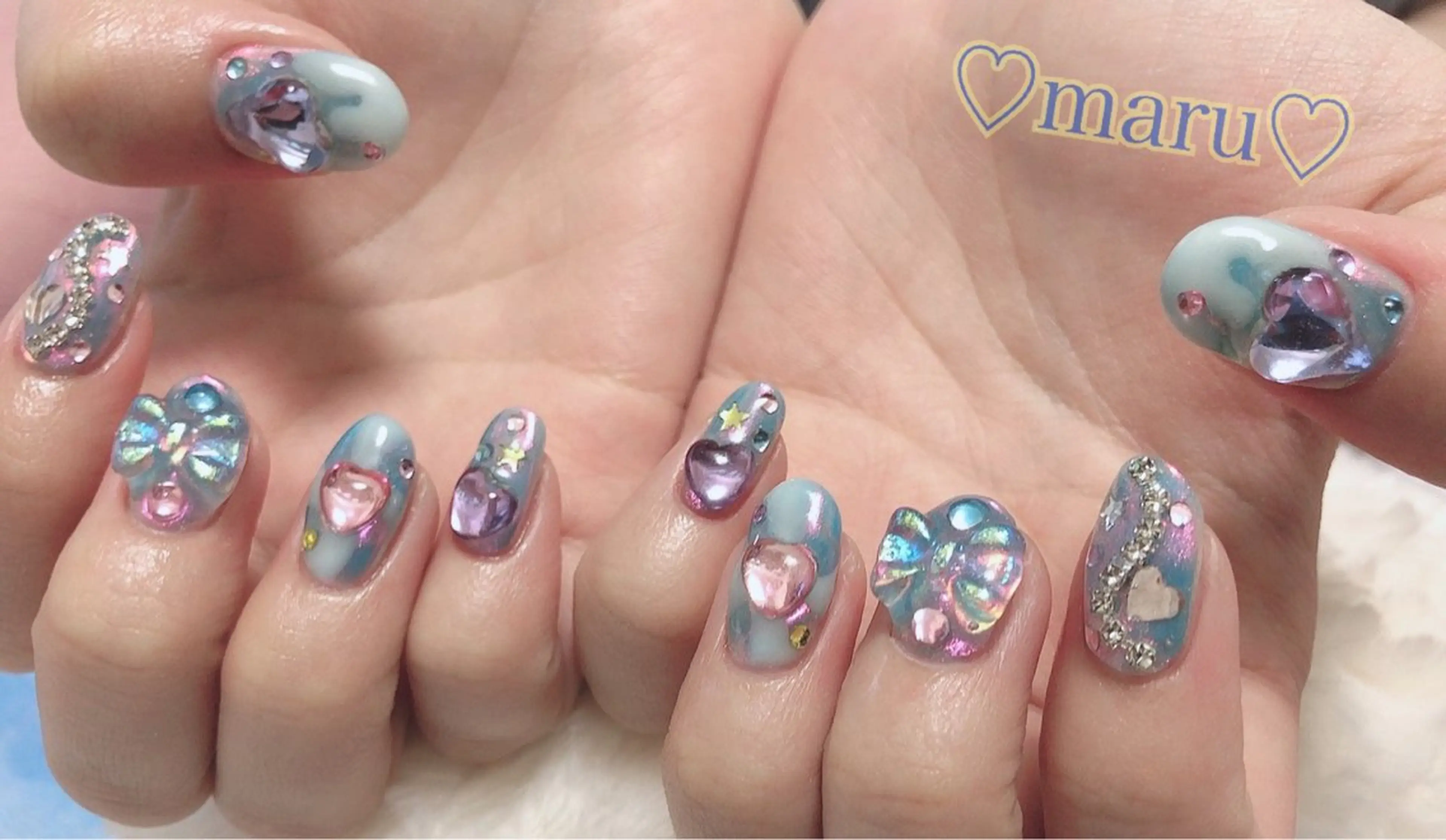 ネイル ハンドネイル フットネイル まるみ ♡のネイルデザイン