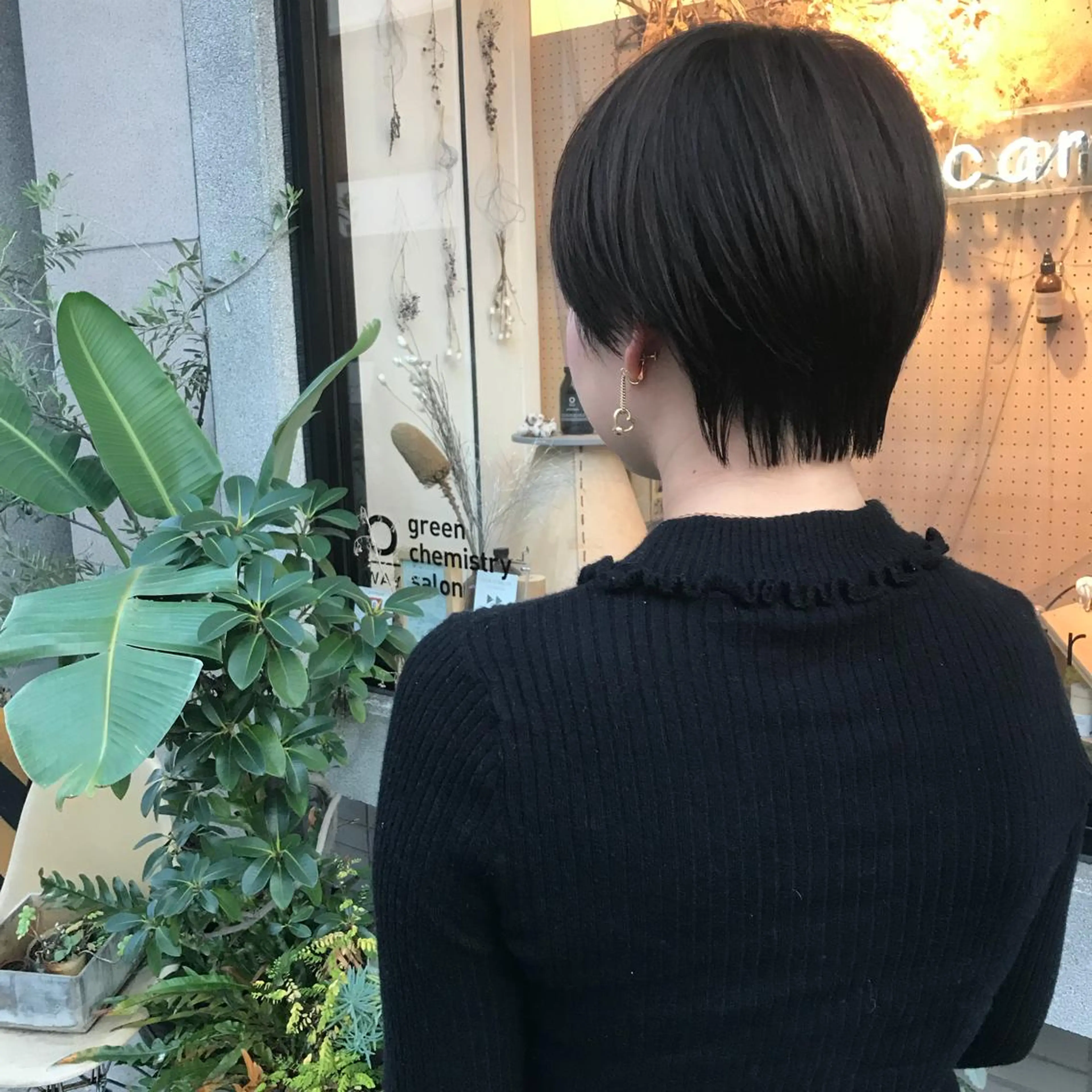 ショート カット ヘアカラー トリートメント 艶髪color💎髪 質改善ストレート大吉のヘアスタイル