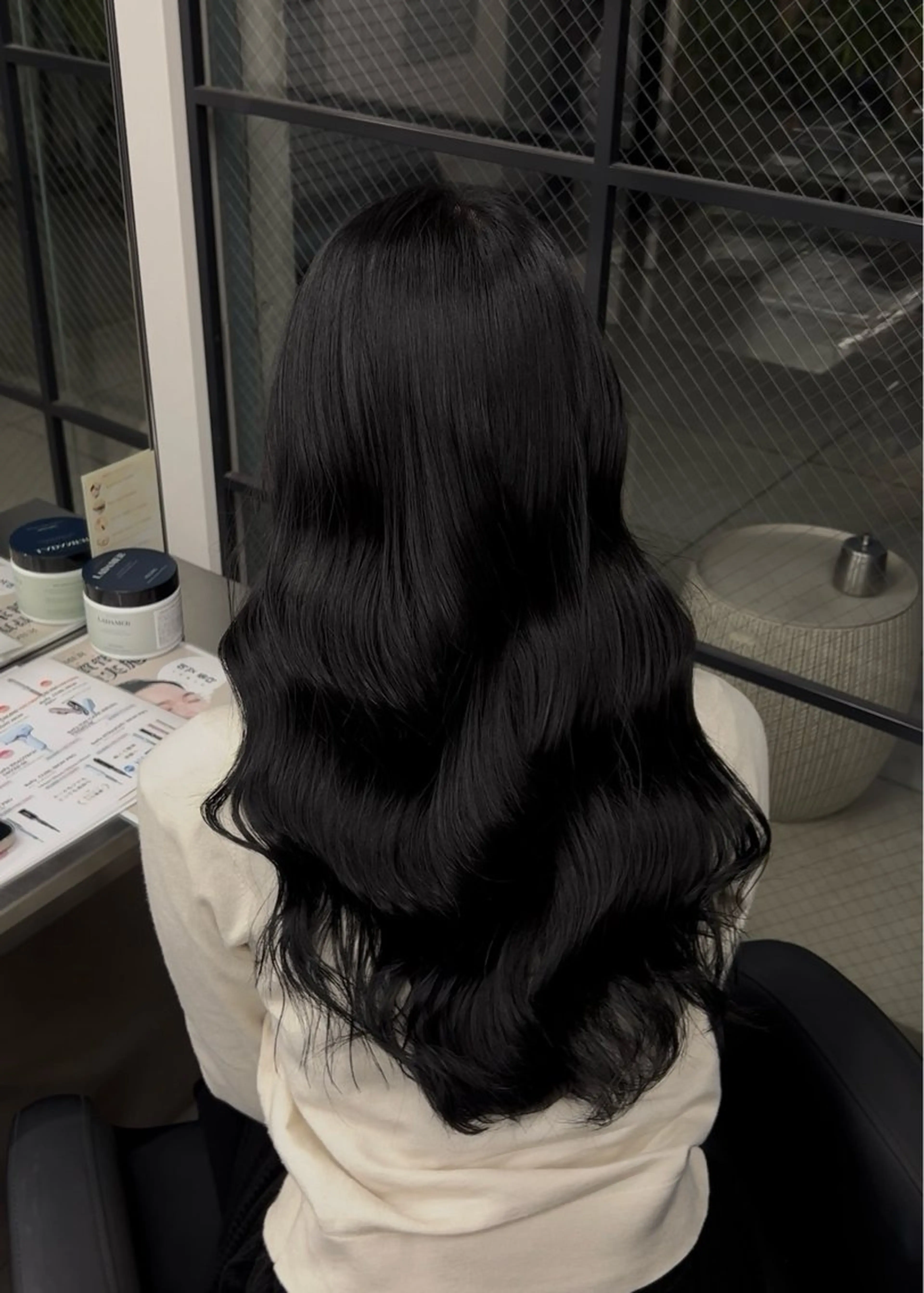 ロング ヘアカラー トリートメント 髪質改善カラー /艶カラーKarinのヘアスタイル